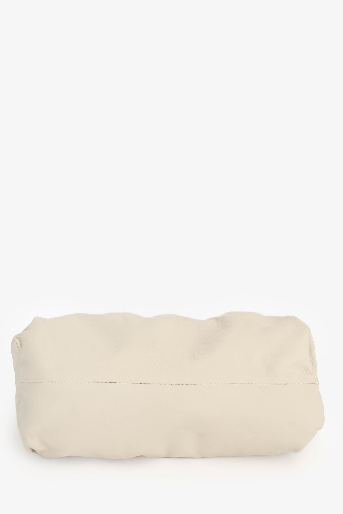 Bottega Veneta White Leather The Chain Pouch Bag