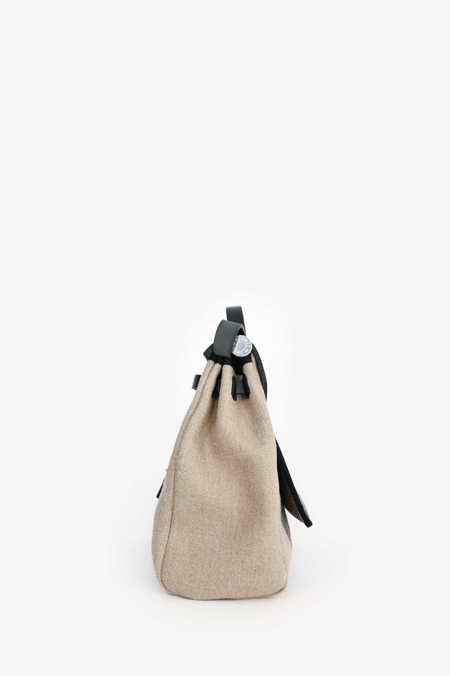 Hermès 2020 Cream/Black Toile H Vibration Herbag Zip 31 with Pouch