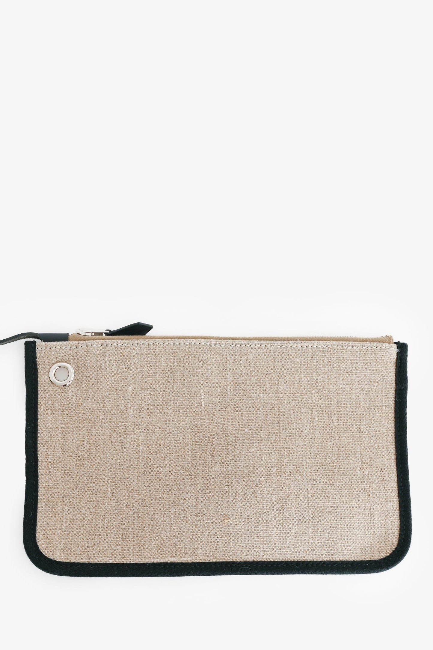 Hermès 2020 Cream/Black Toile H Vibration Herbag Zip 31 with Pouch
