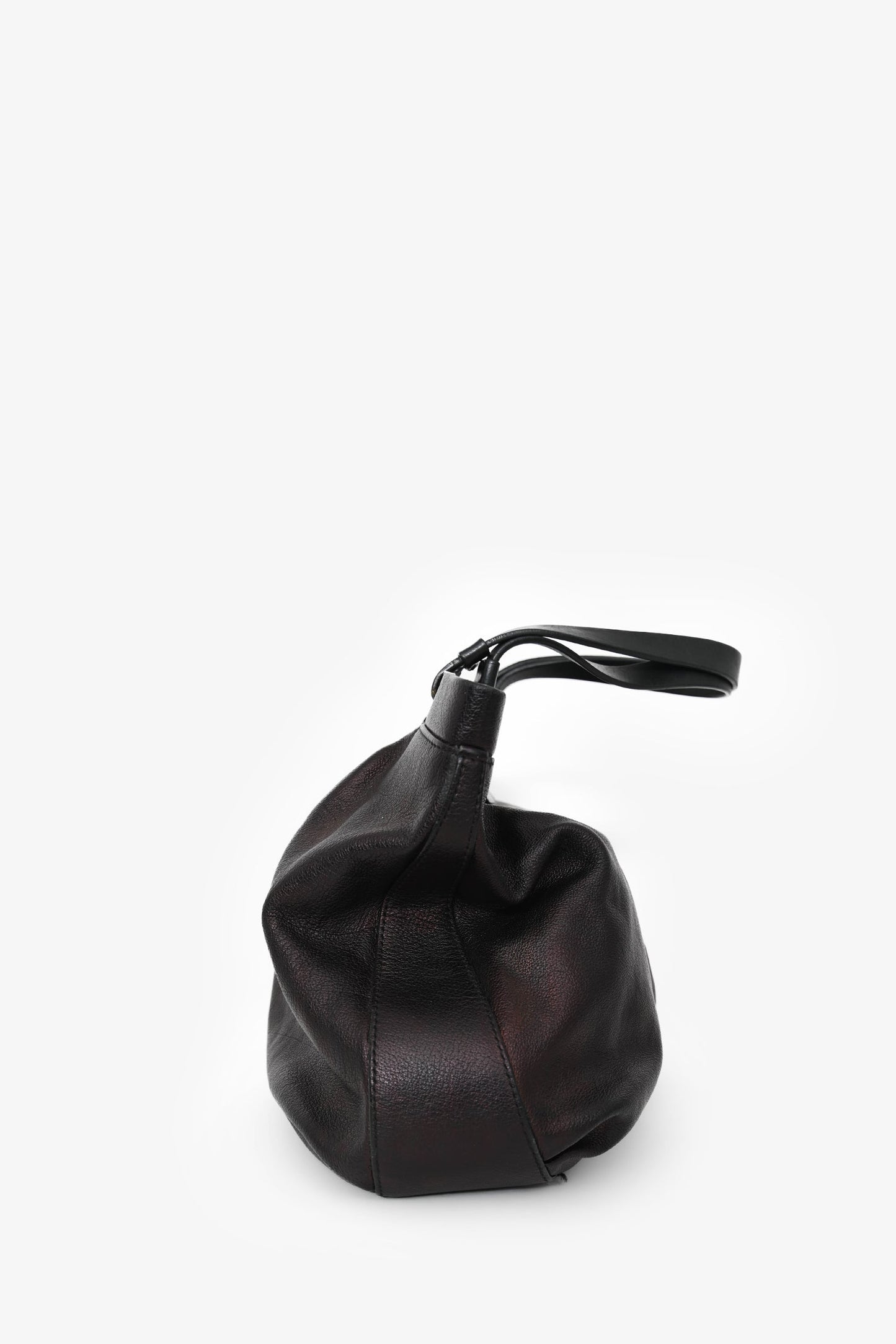 Jimmy Choo Brown/Black Metallic Leather Bag