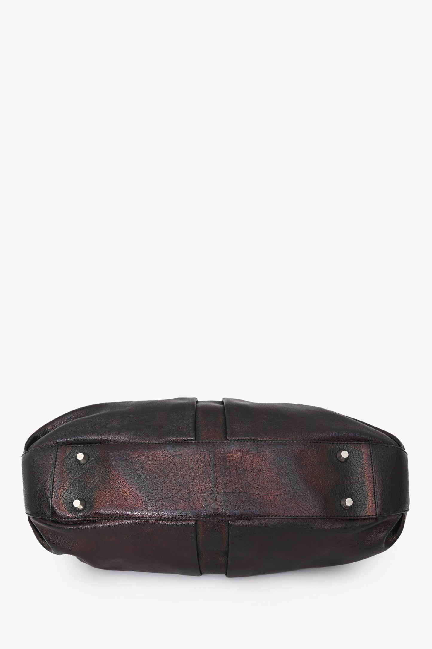Jimmy Choo Brown/Black Metallic Leather Bag