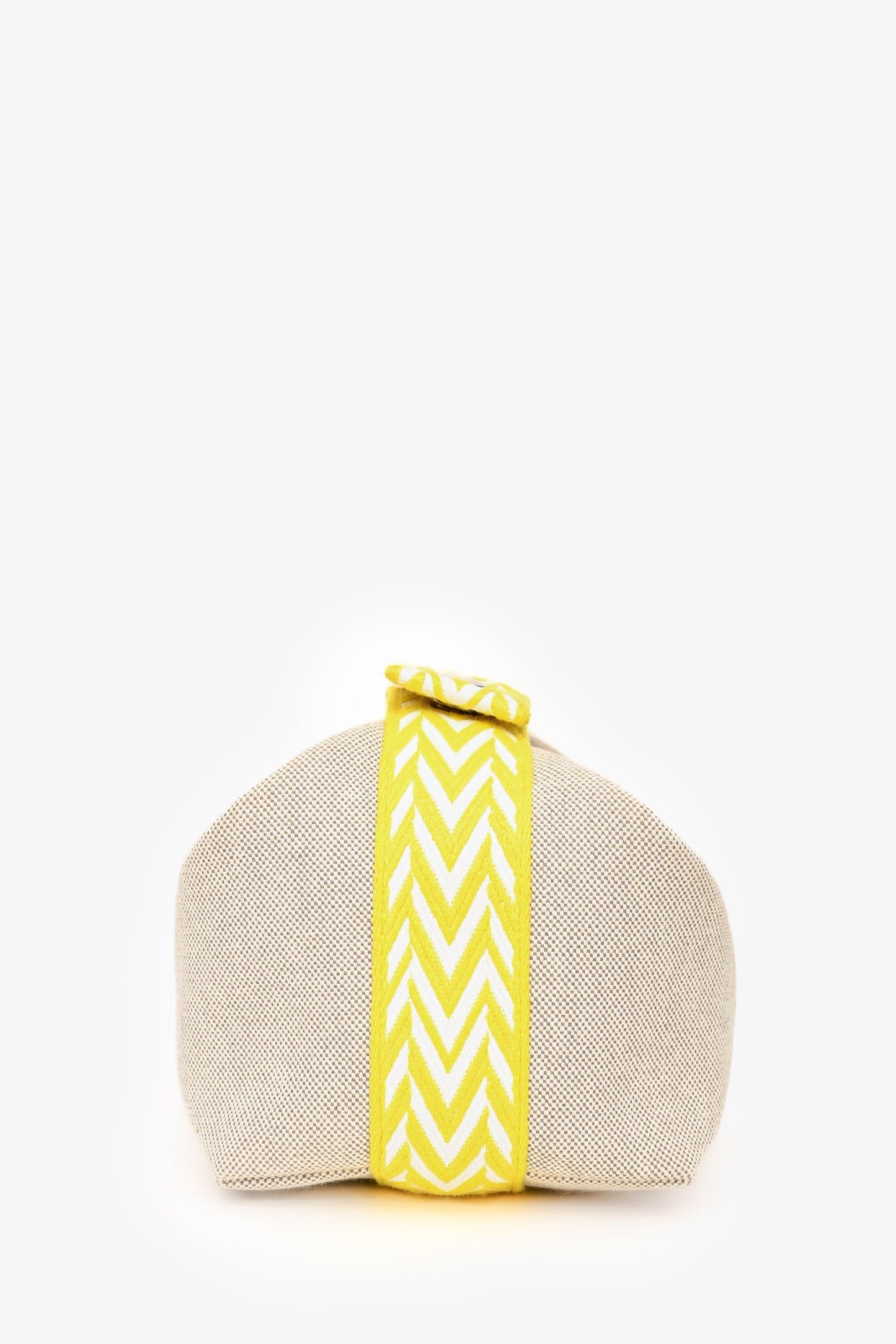 Hermès Beige/Yellow Canvas Bride-A-Brac Small Case