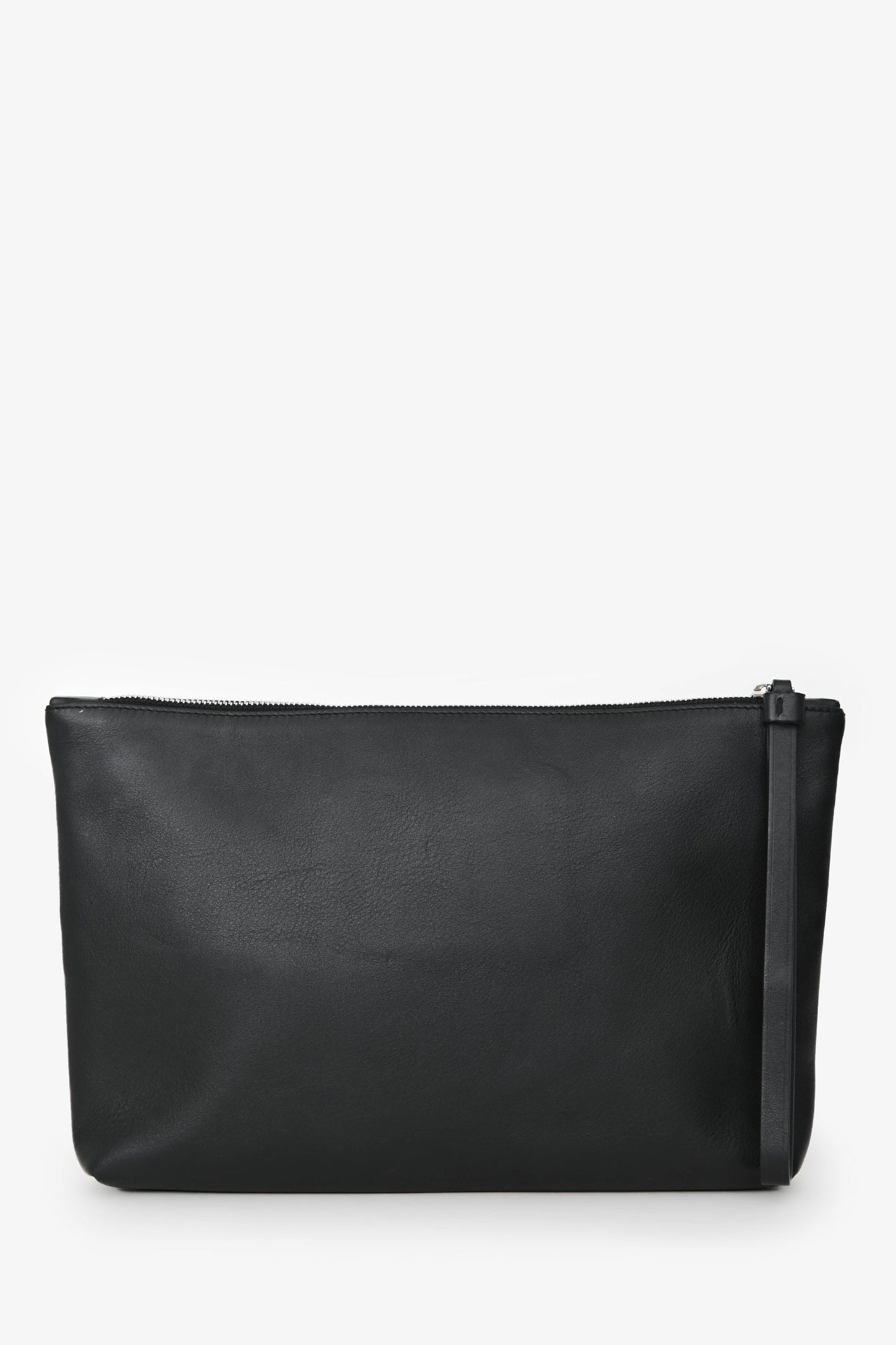 Alexander McQueen Black Leather Skull Clutch