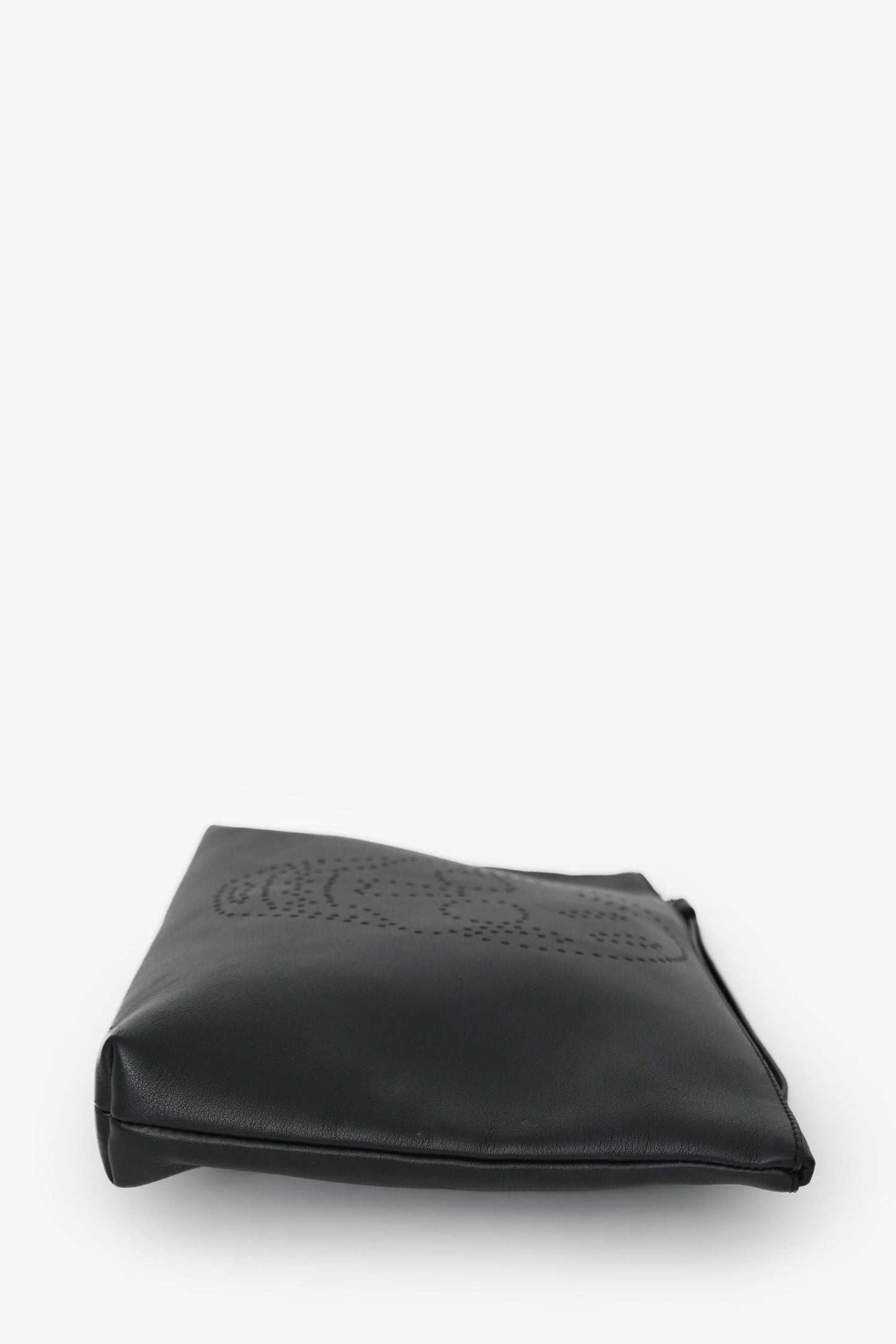 Alexander McQueen Black Leather Skull Clutch