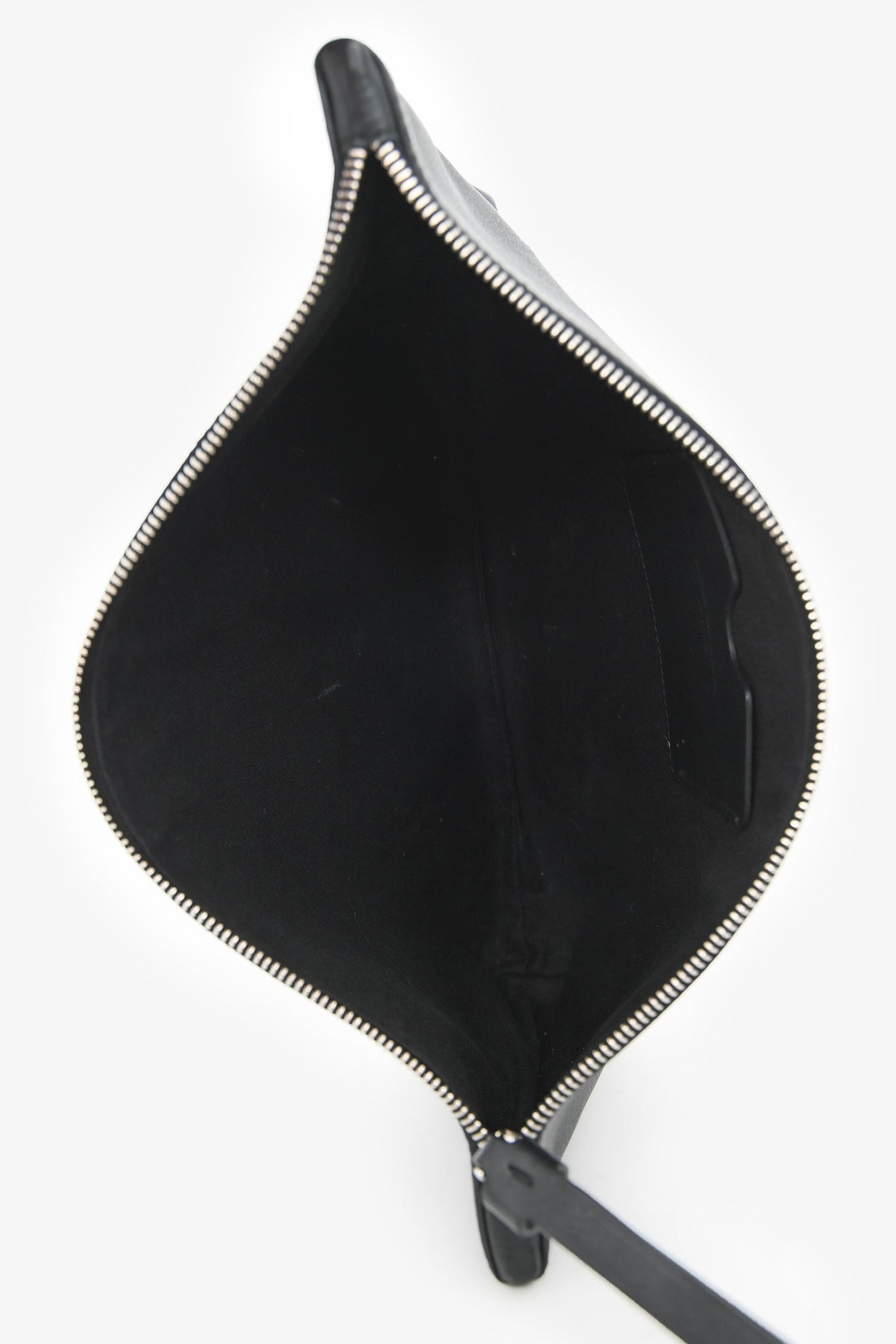 Alexander McQueen Black Leather Skull Clutch