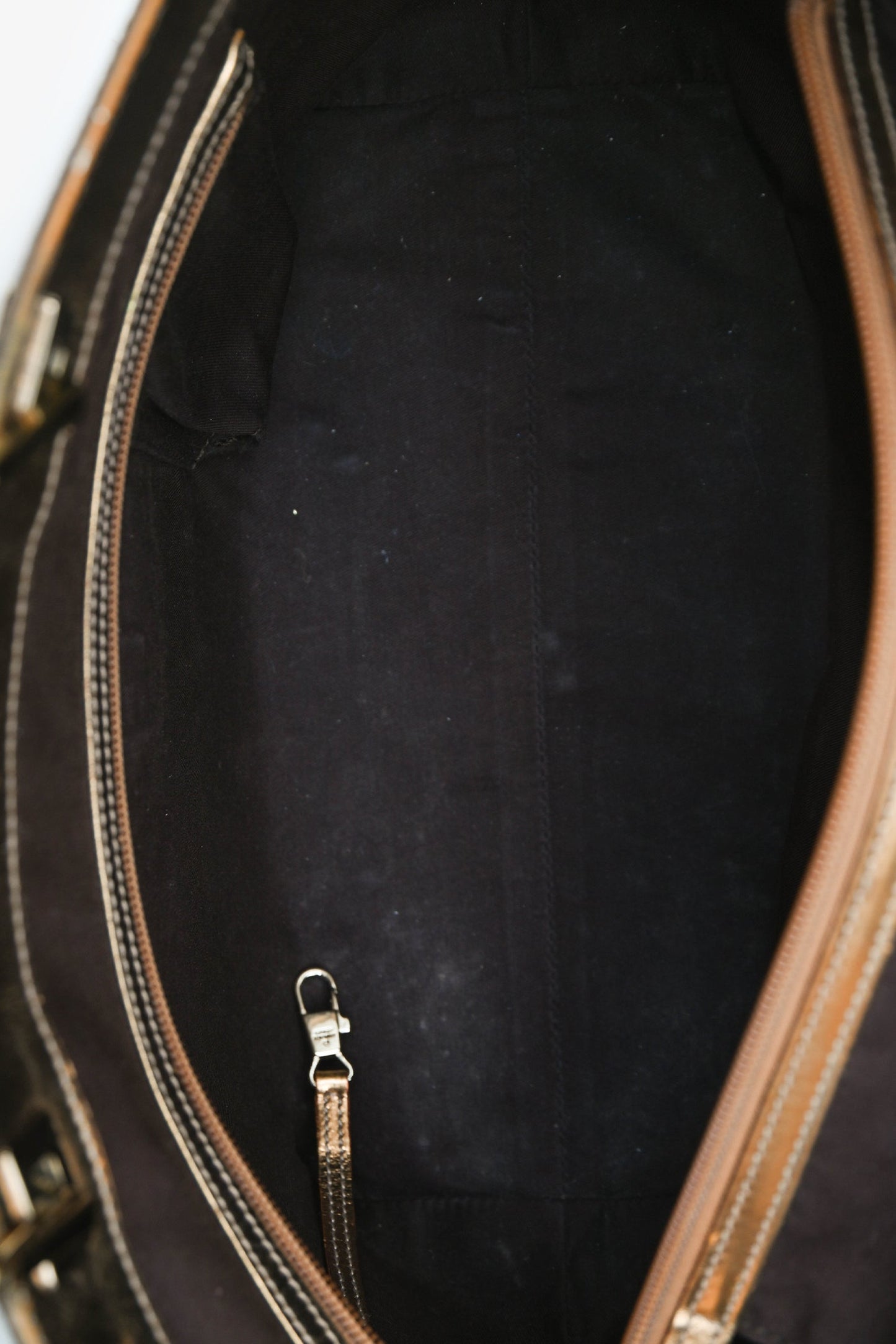 Gucci Gold Leather Guccissima Punch Tote