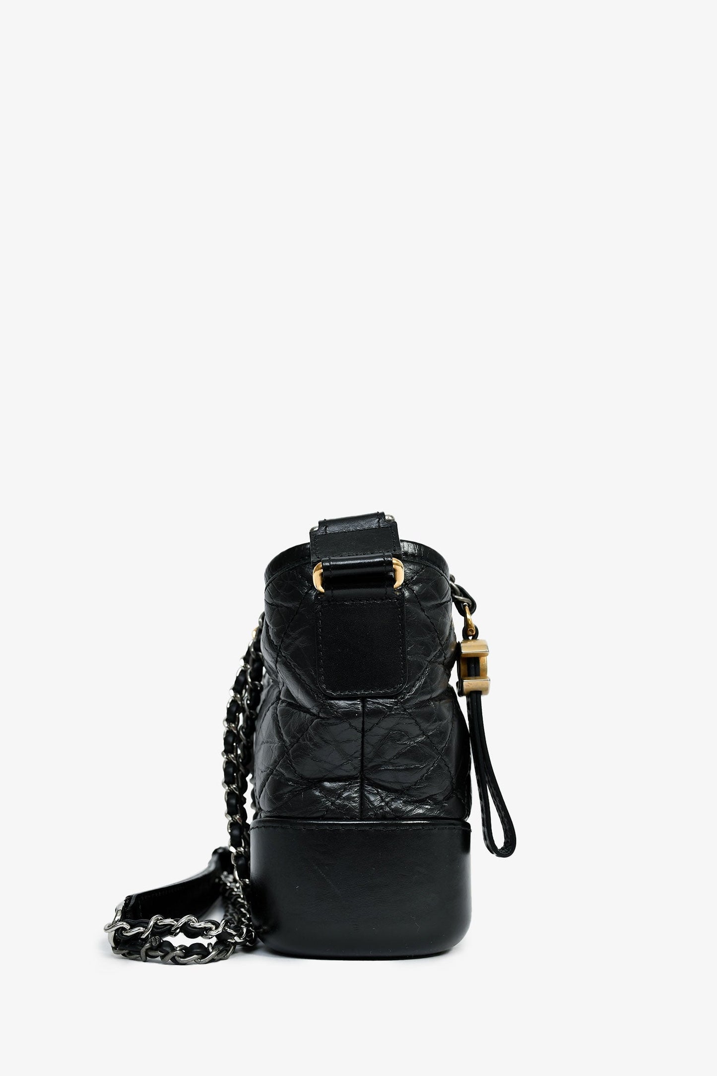 Chanel™ 2018 Black Lambskin Leather Small Gabrielle Bag