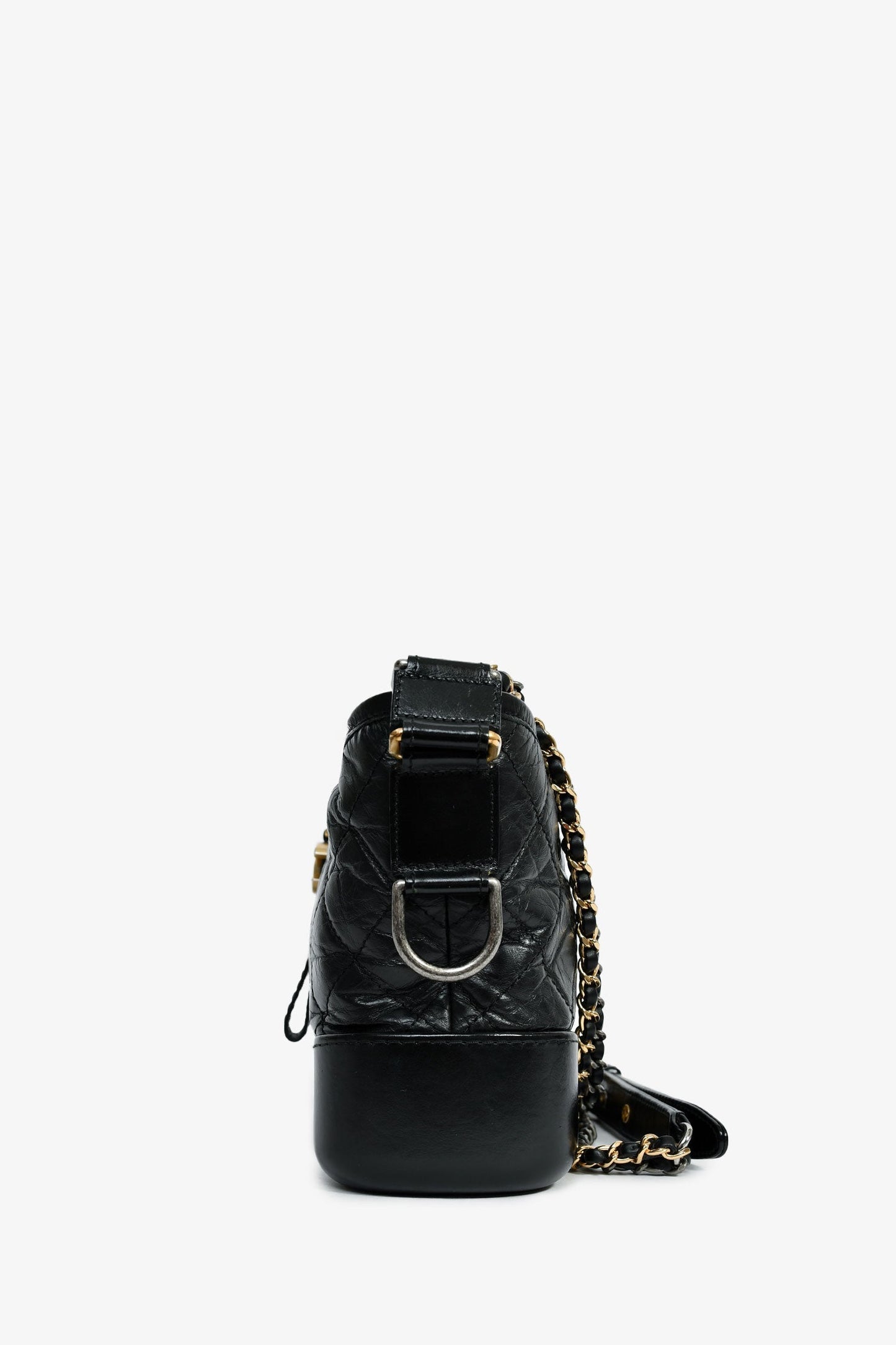Chanel™ 2018 Black Lambskin Leather Small Gabrielle Bag
