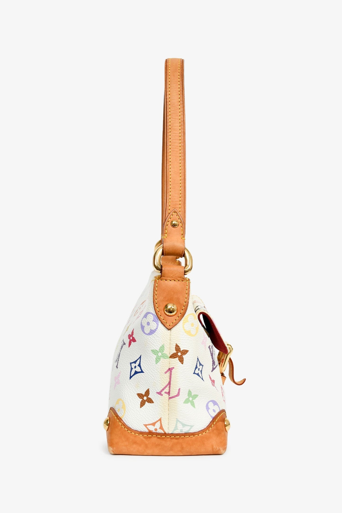 Louis Vuitton 2006 White/Multicolour Monogram 'Eliza' Shoulder Bag
