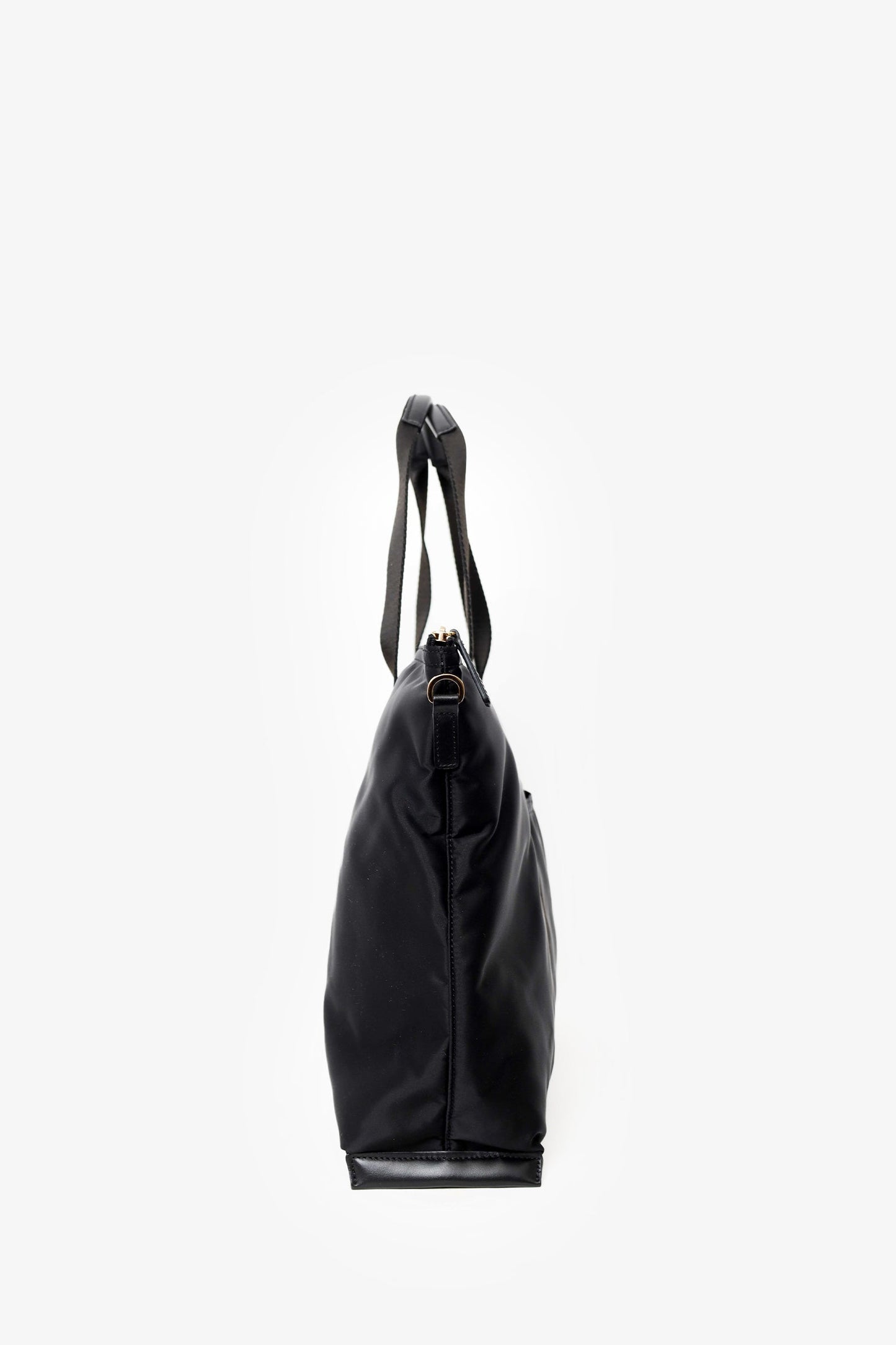 Versace Black Nylon La Medusa Tote Bag With Strap