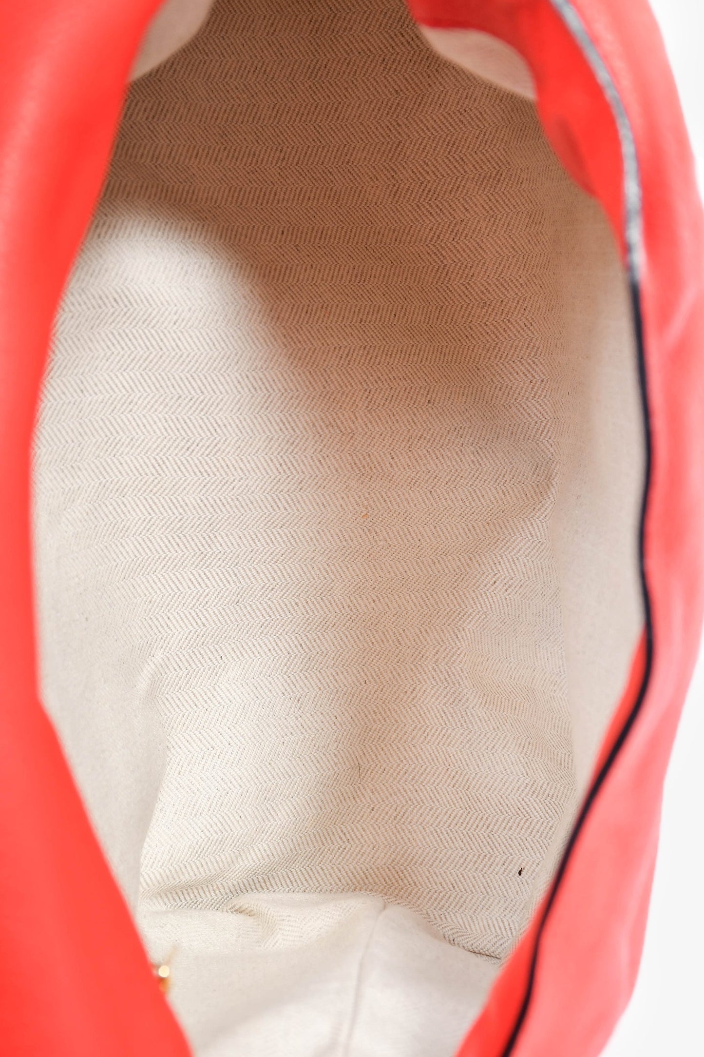 Loewe Red Leather Large Flamenco Knot Front Flap Crossbody