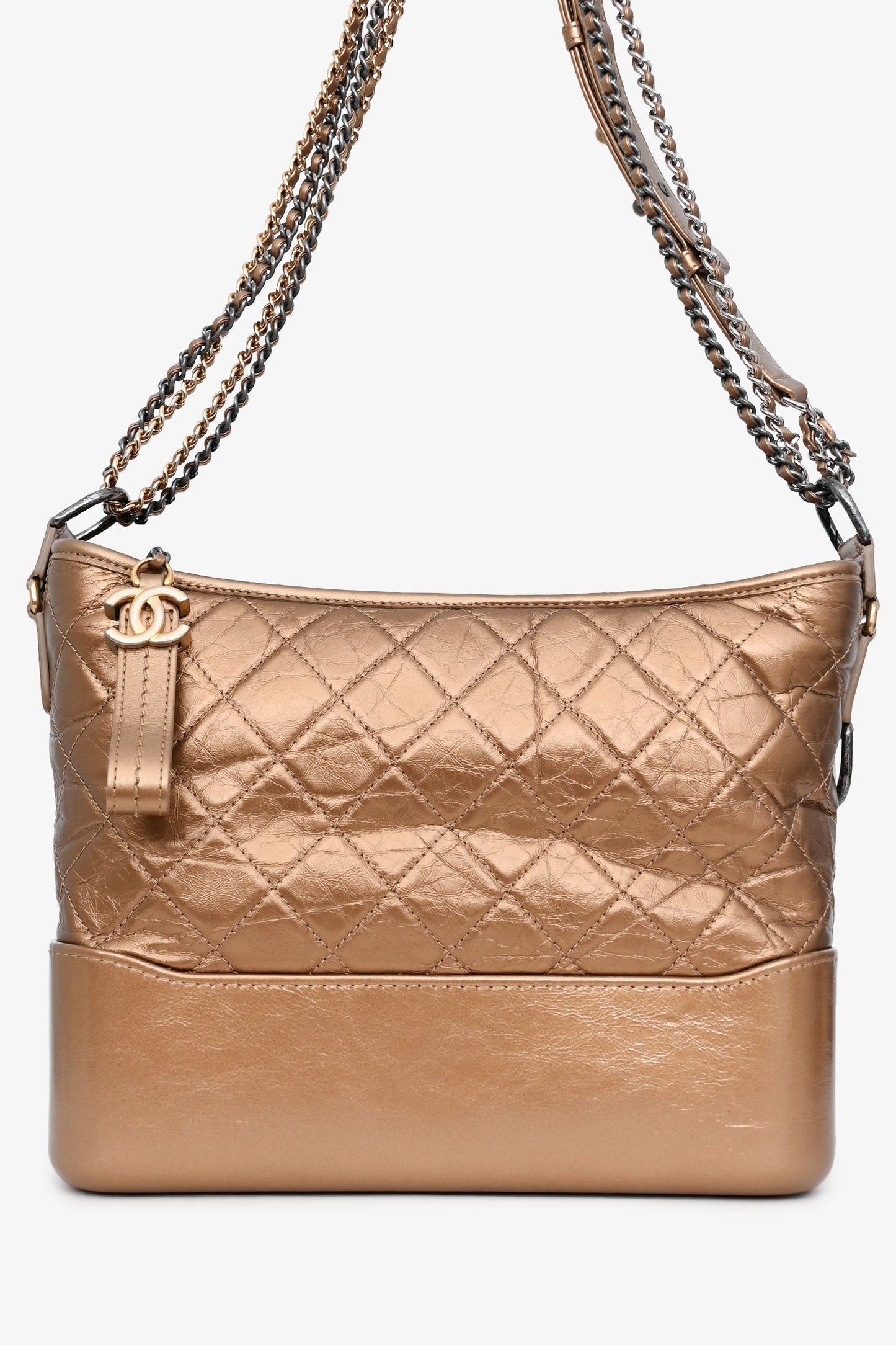 Chanel™ 2017-18 Gold Medium Gabrielle Hobo