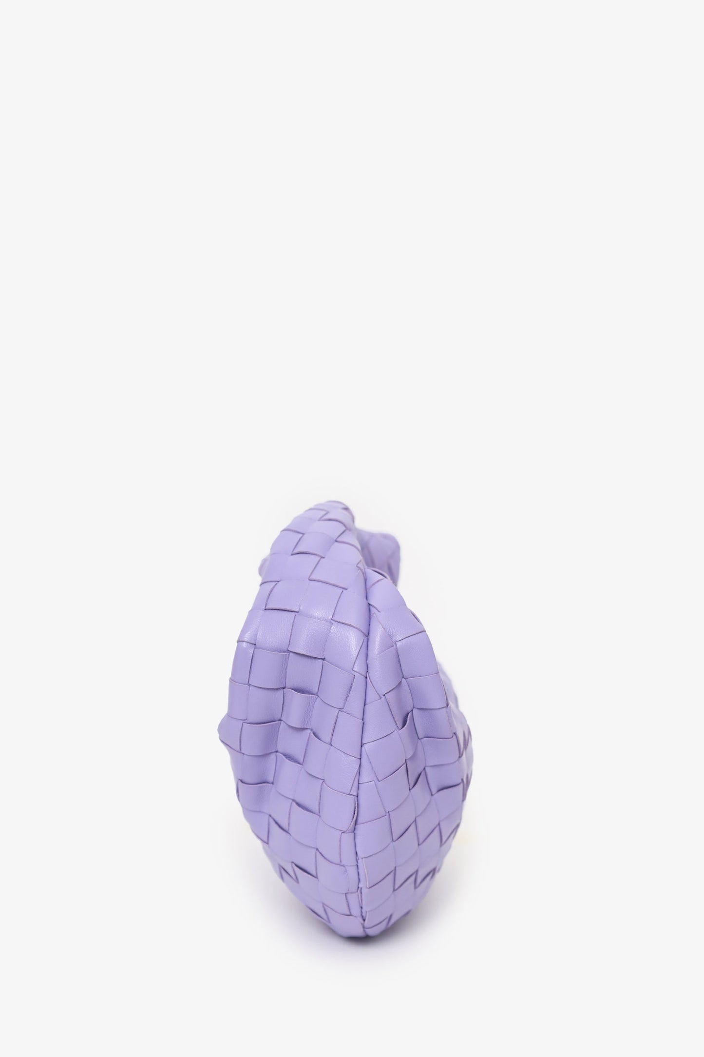 Bottega Veneta Purple Intrecciato Leather Mini Jodie
