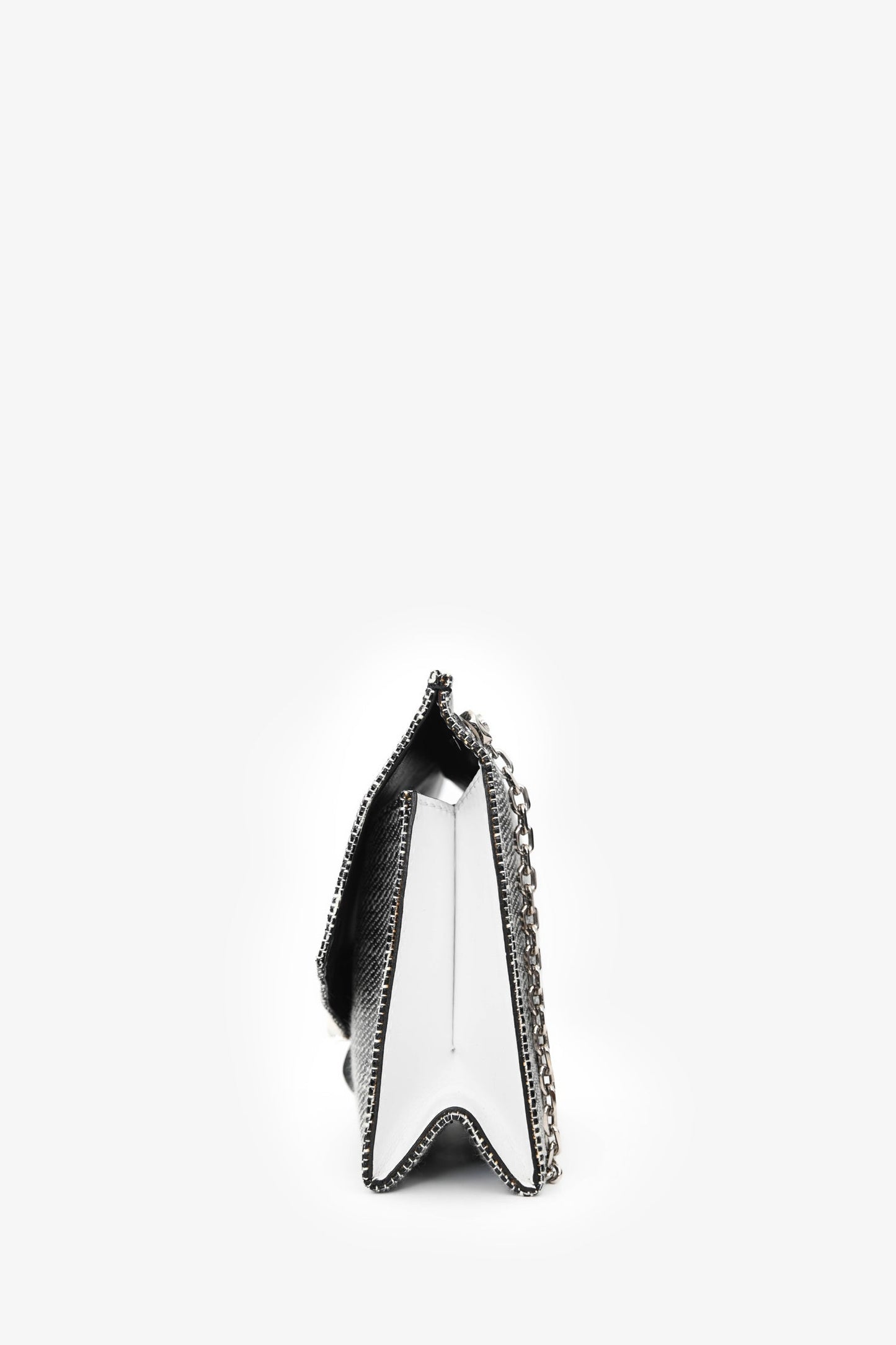 Proenza Schouler Grey Tweed Canvas Crossbody