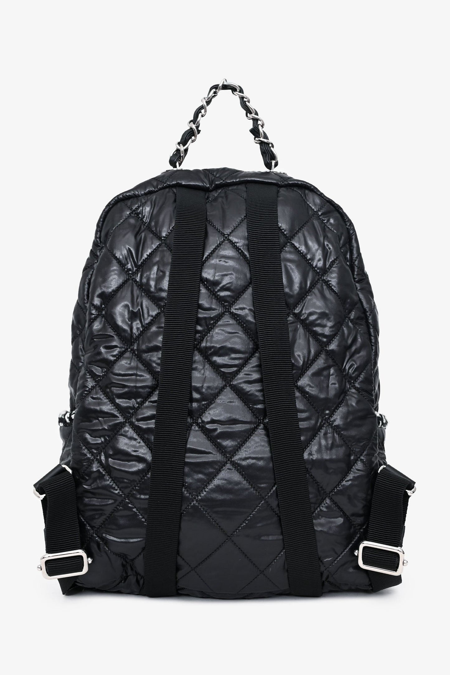 Chanel™ 2020 Black Nylon/Tweed Backpack