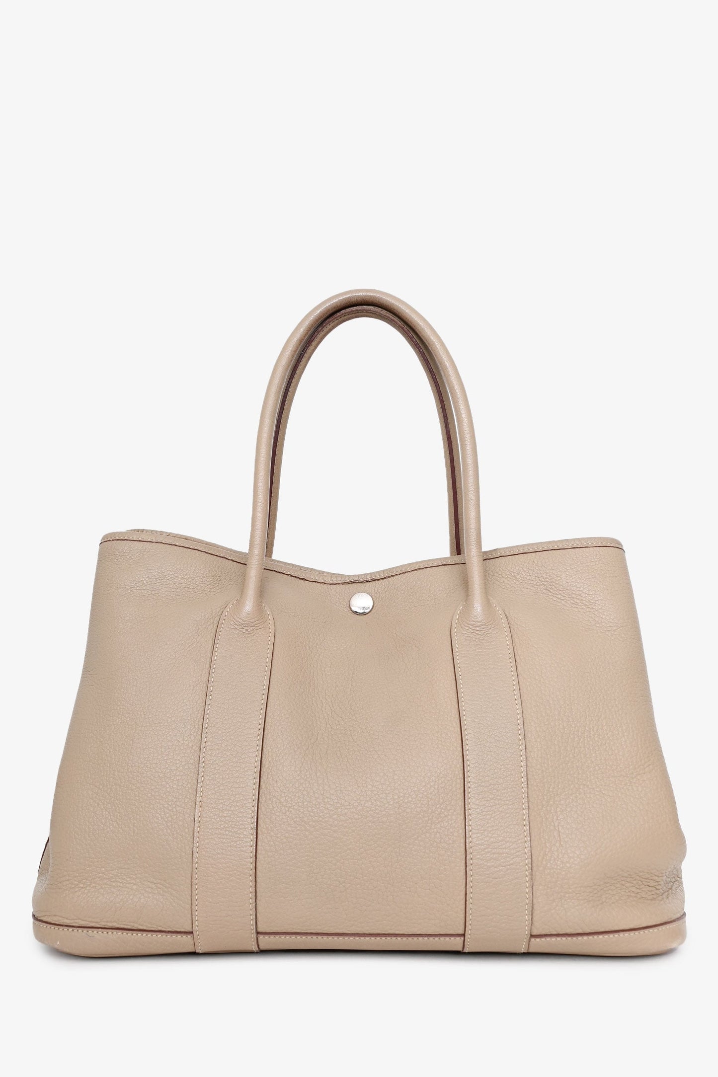 Hermes Taupe Negonda Leather Garden Party 36