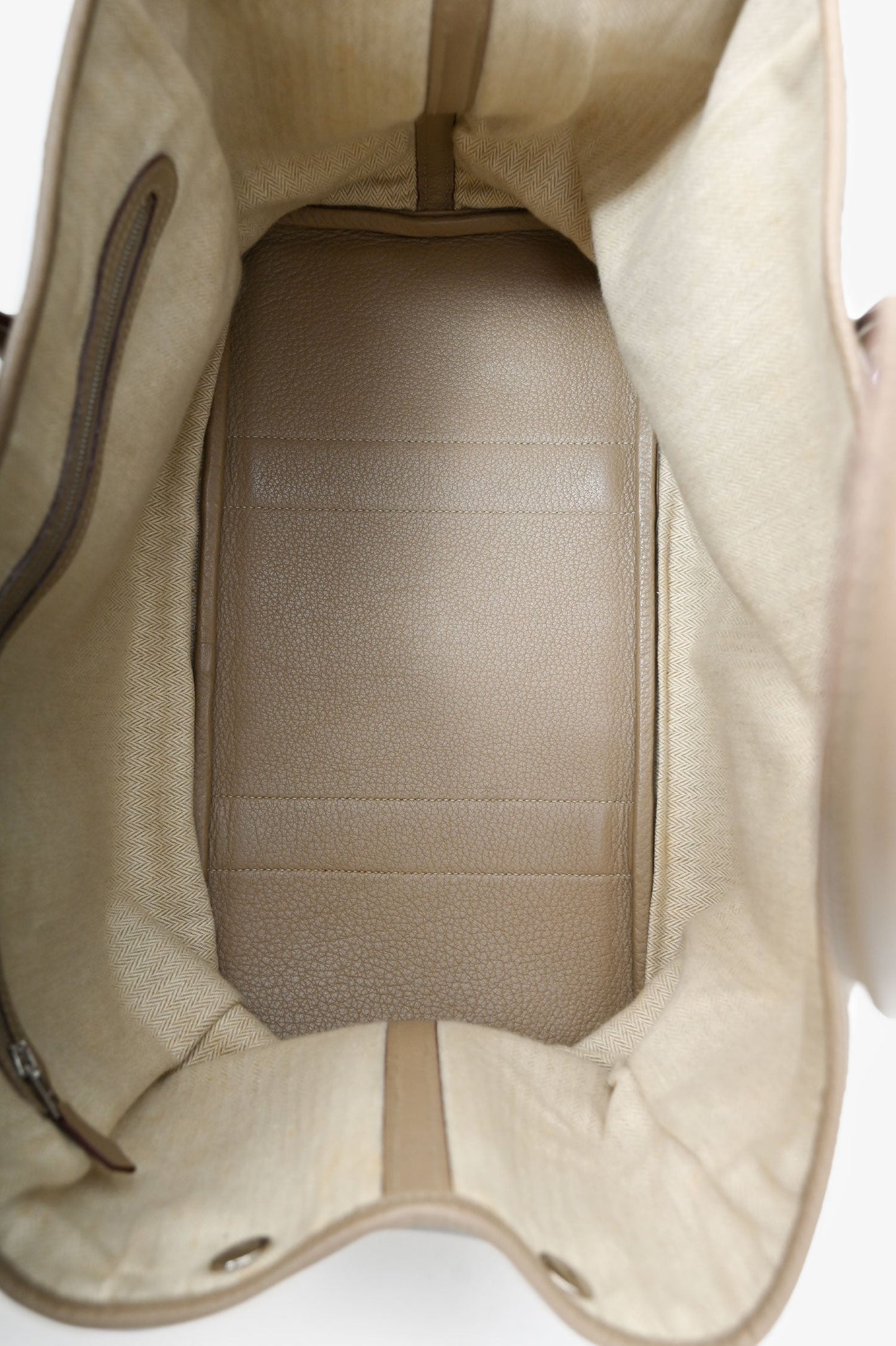 Hermes Taupe Negonda Leather Garden Party 36