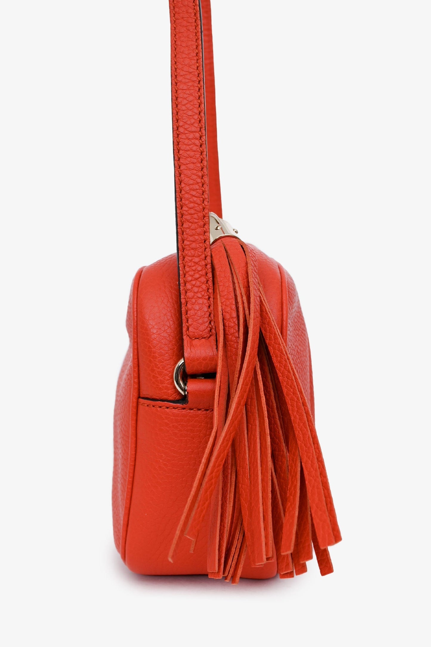 Gucci Orange Leather Soho Disco Crossbody