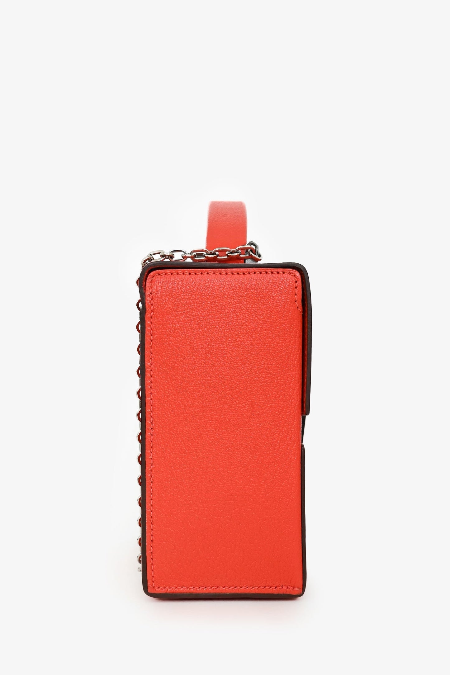 Hermès 2018 Red Mysore Leather Cinhetic Box Top Handle