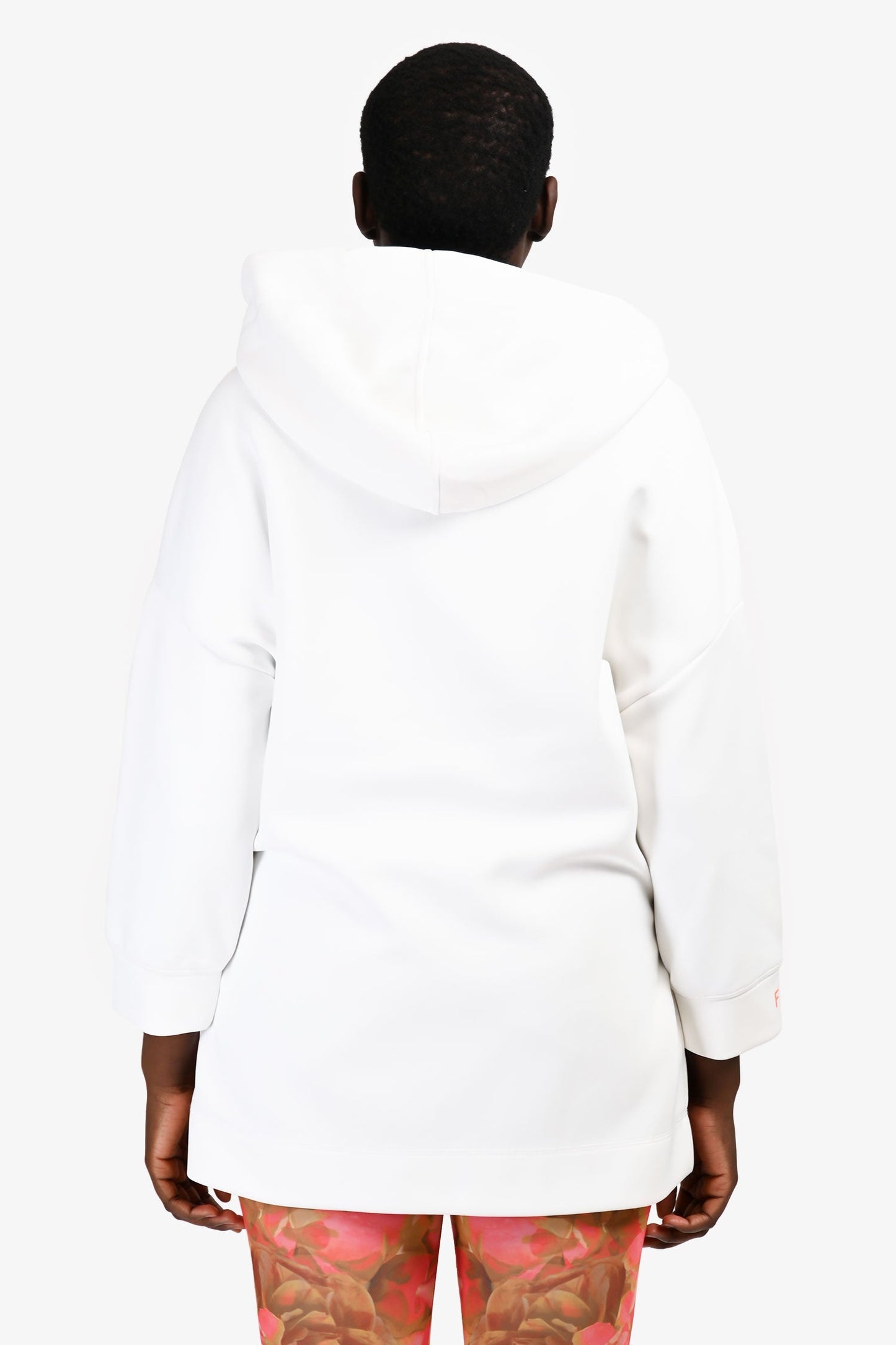Fendi White/Neon Orange Monster Hoodie Size 40