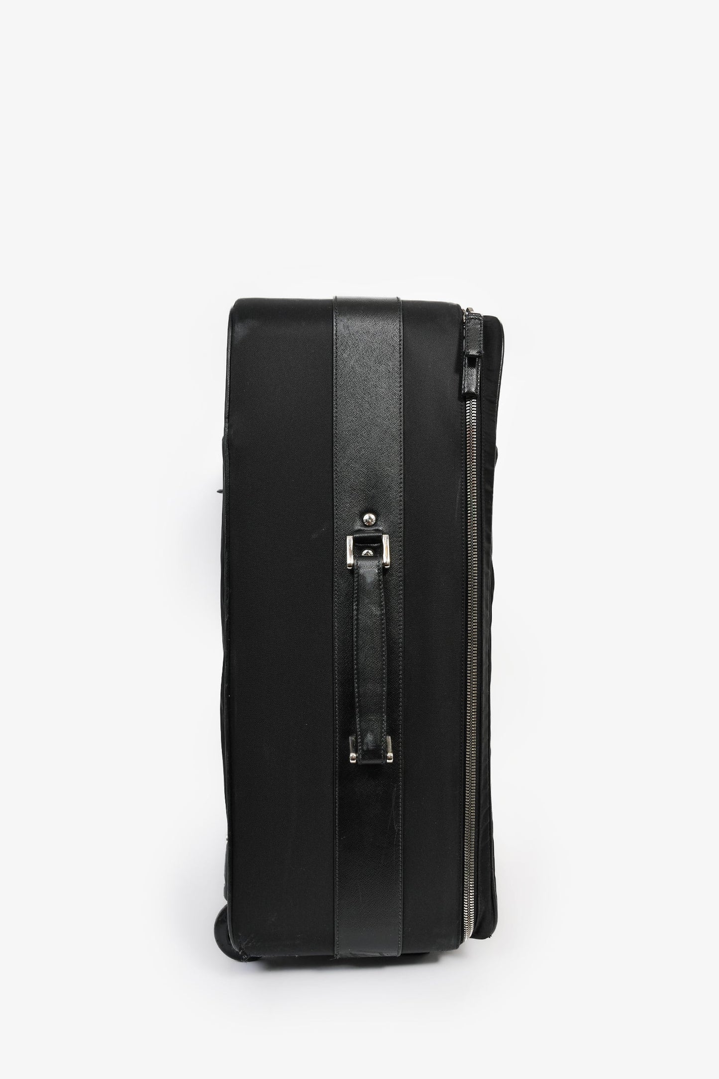 Prada Black Nylon 22" Roller Suitcase