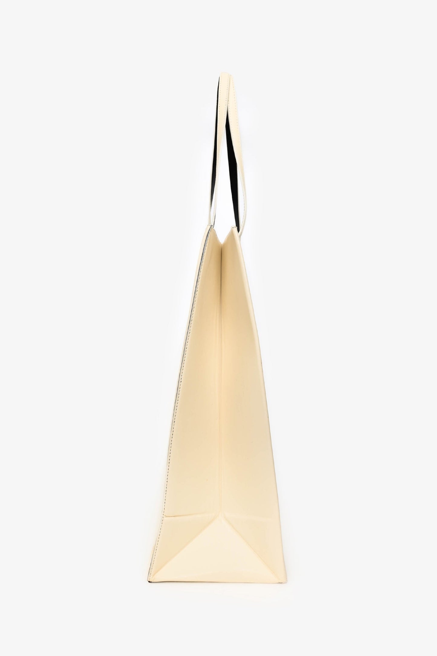 Stella McCartney Cream Leather Flat Tote
