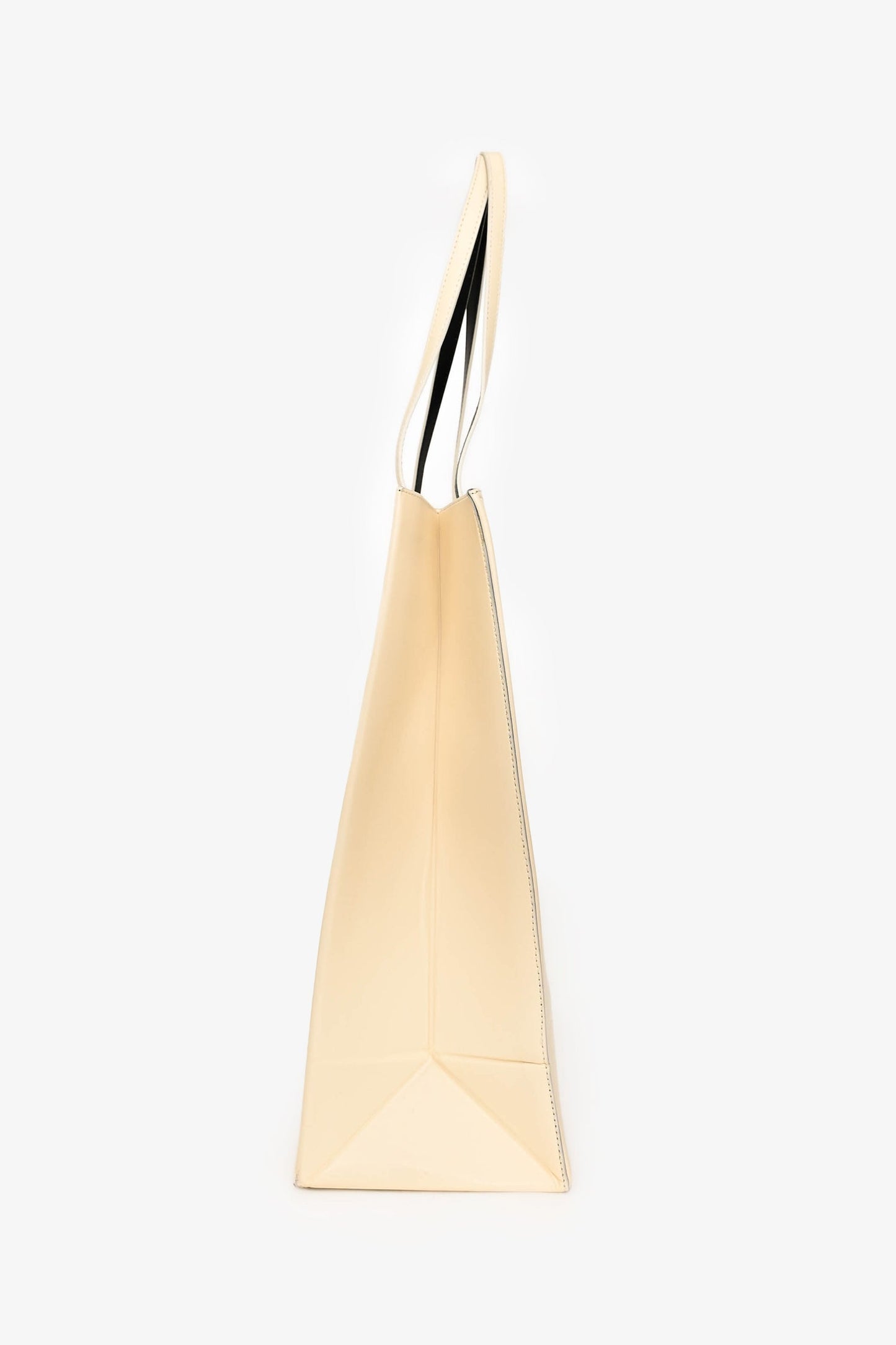 Stella McCartney Cream Leather Flat Tote