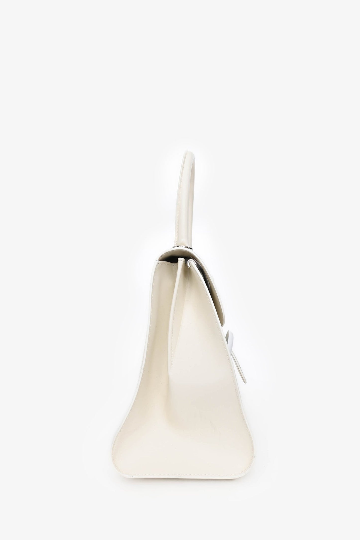 Delvaux 2018 White Box Calfskin Brilliant MM with Strap