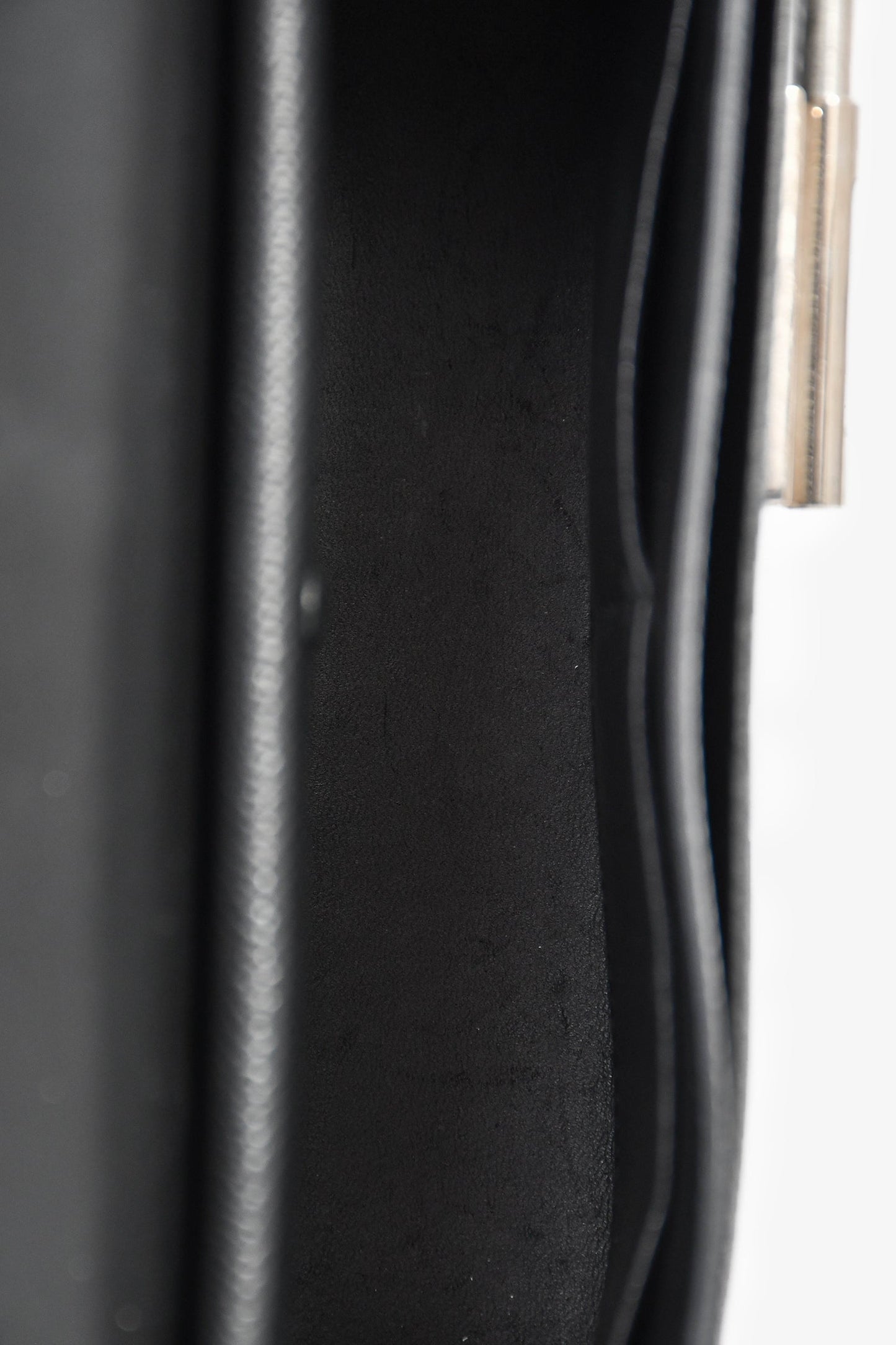 Hermes Black Epsom Leather Verrou 23 Shoulder Bag