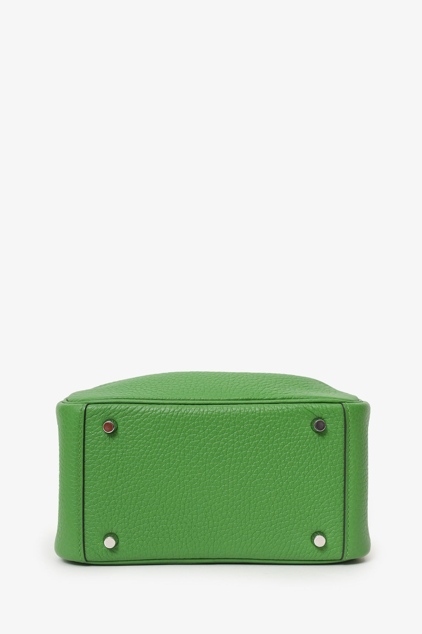 Hermès 2024 A9 Vert Yucca Clemence Mini Lindy 20