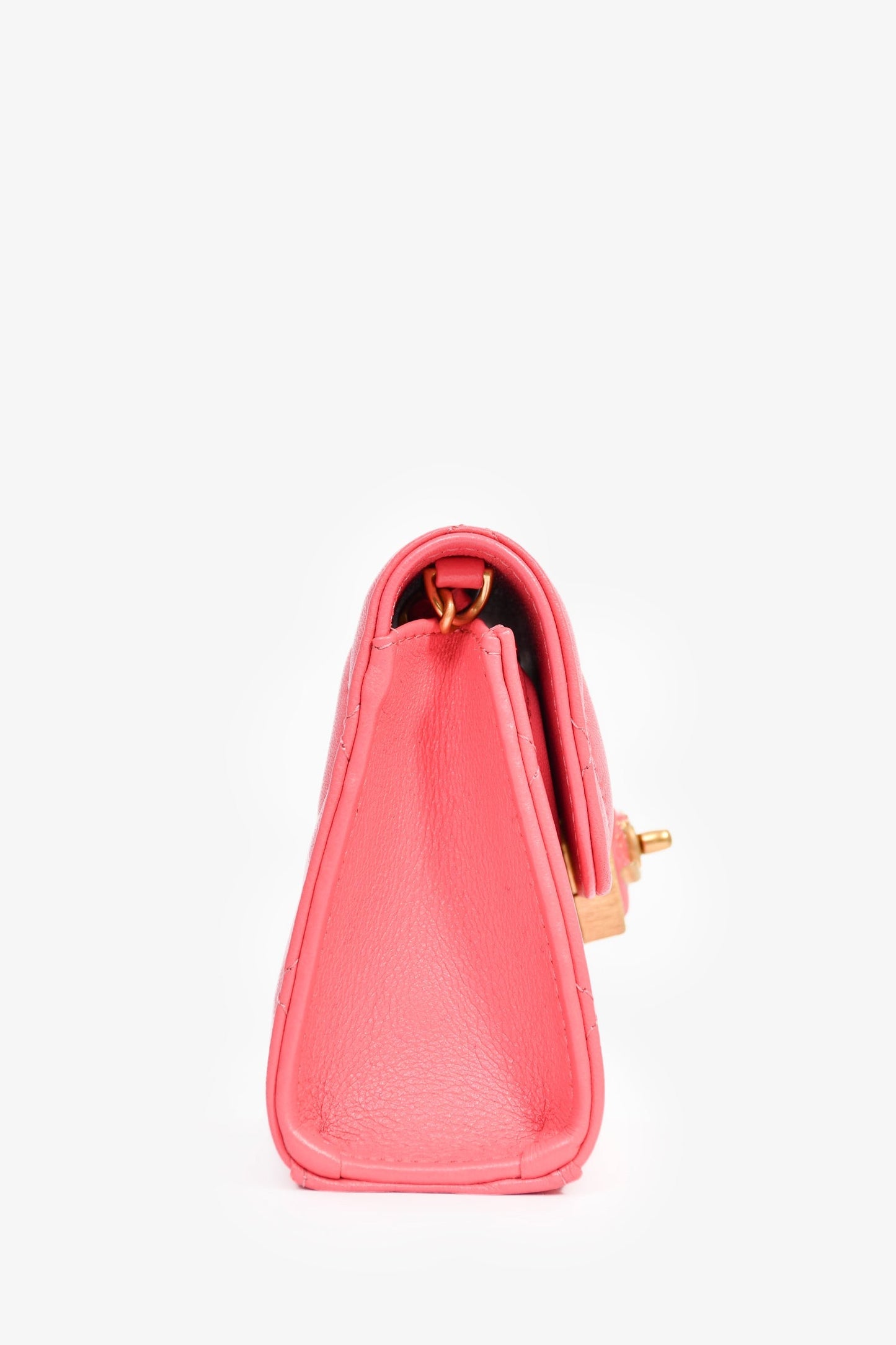 2022+ Chanel™ Pink Mini Coco Love Flap Bag