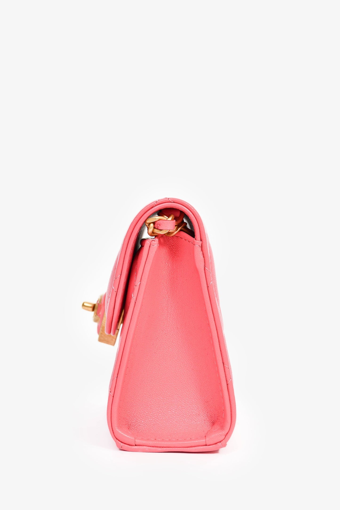 2022+ Chanel™ Pink Mini Coco Love Flap Bag