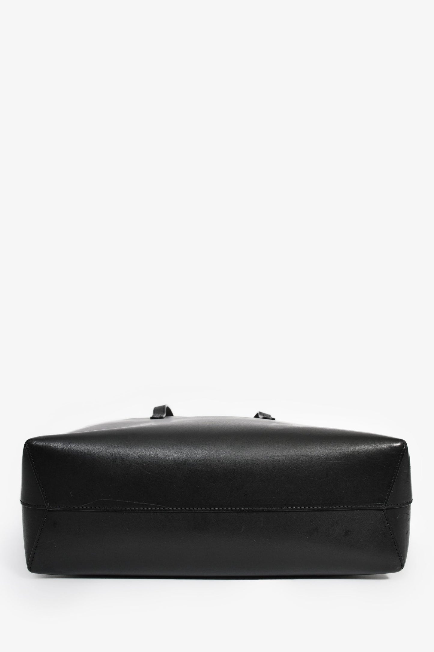 Mansur Gavriel Black/Red Leather Tote Bag