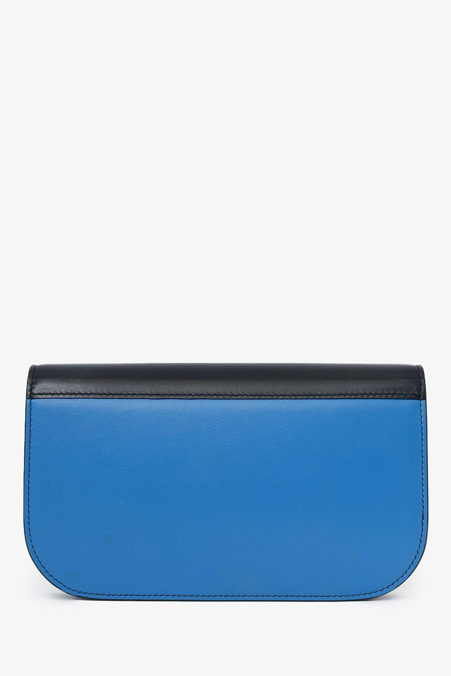 Prada Blue/Black Leather 'Sybille' Crossbody Bag