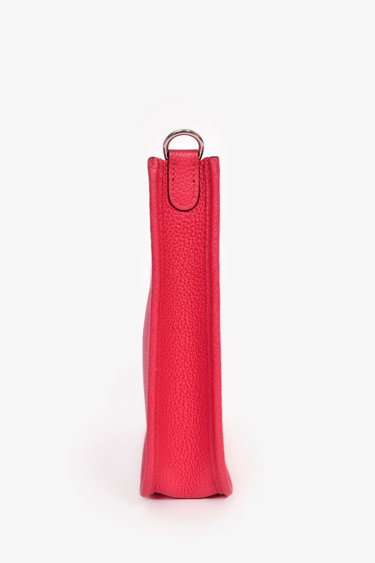 Hermès 2021 Pink Leather Evelyn TPM Crossbody PHW