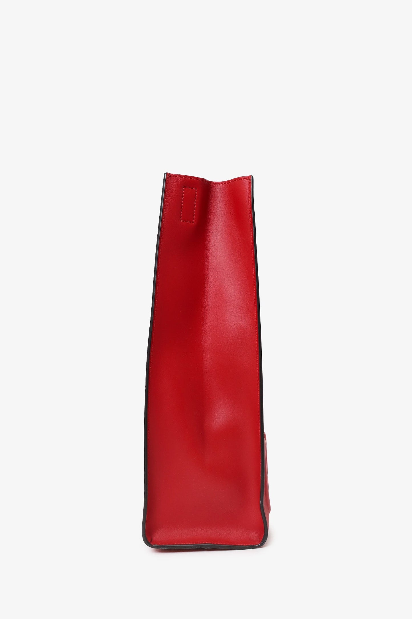 Gucci Red Leather XL Tote Bag with Strap
