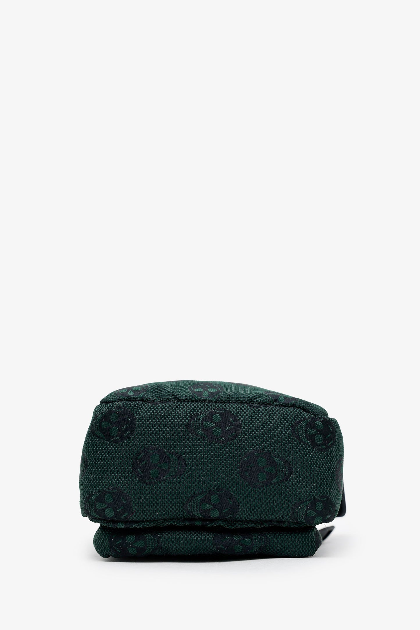Alexander McQueen Green/Black Canvas Skull Messenger Bag