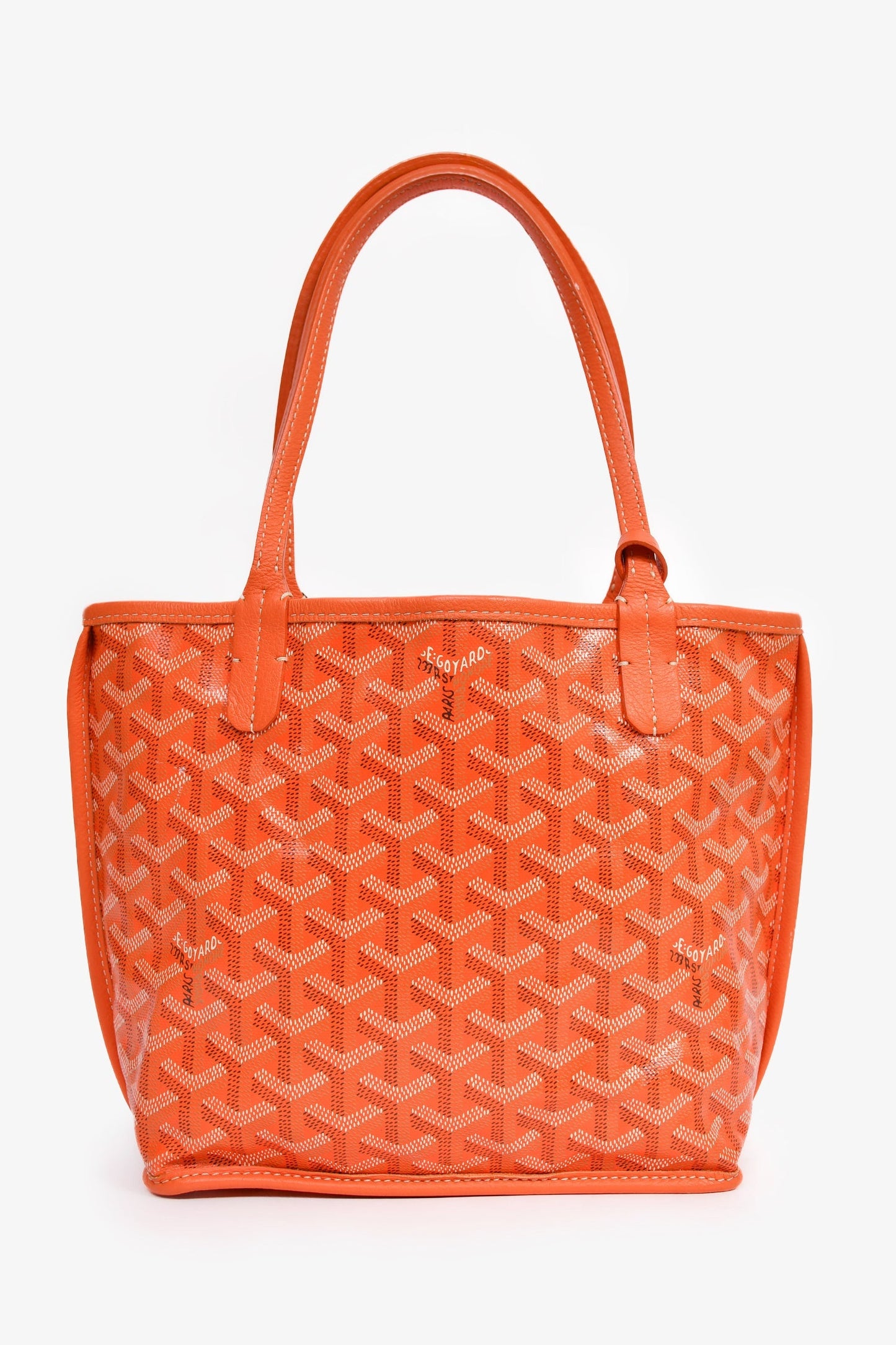 Goyard Anjou Mini Tote - Orange (NWT)