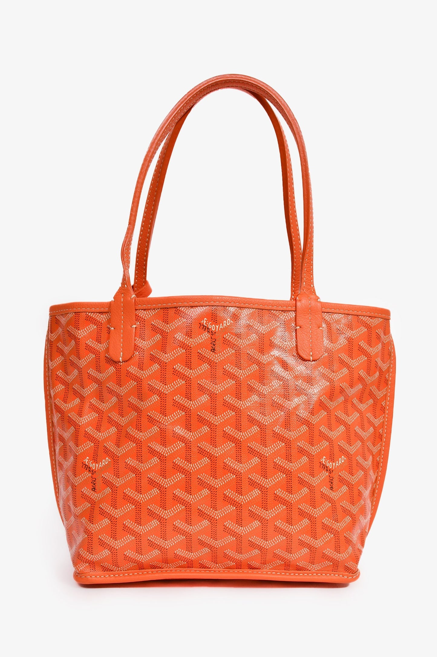 Goyard Anjou Mini Tote - Orange (NWT)