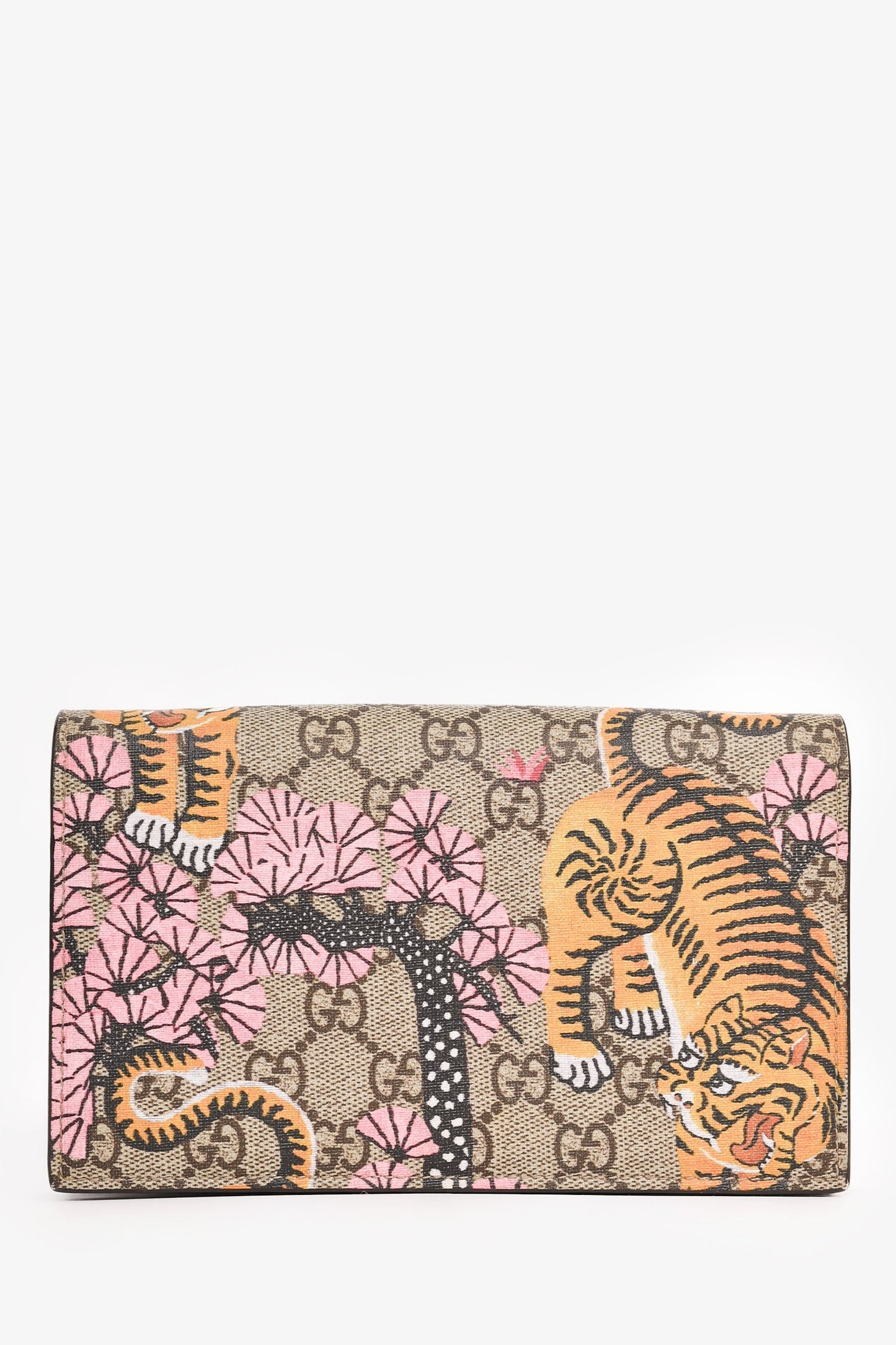 Gucci GG Supreme Bengal Wallet on Chain