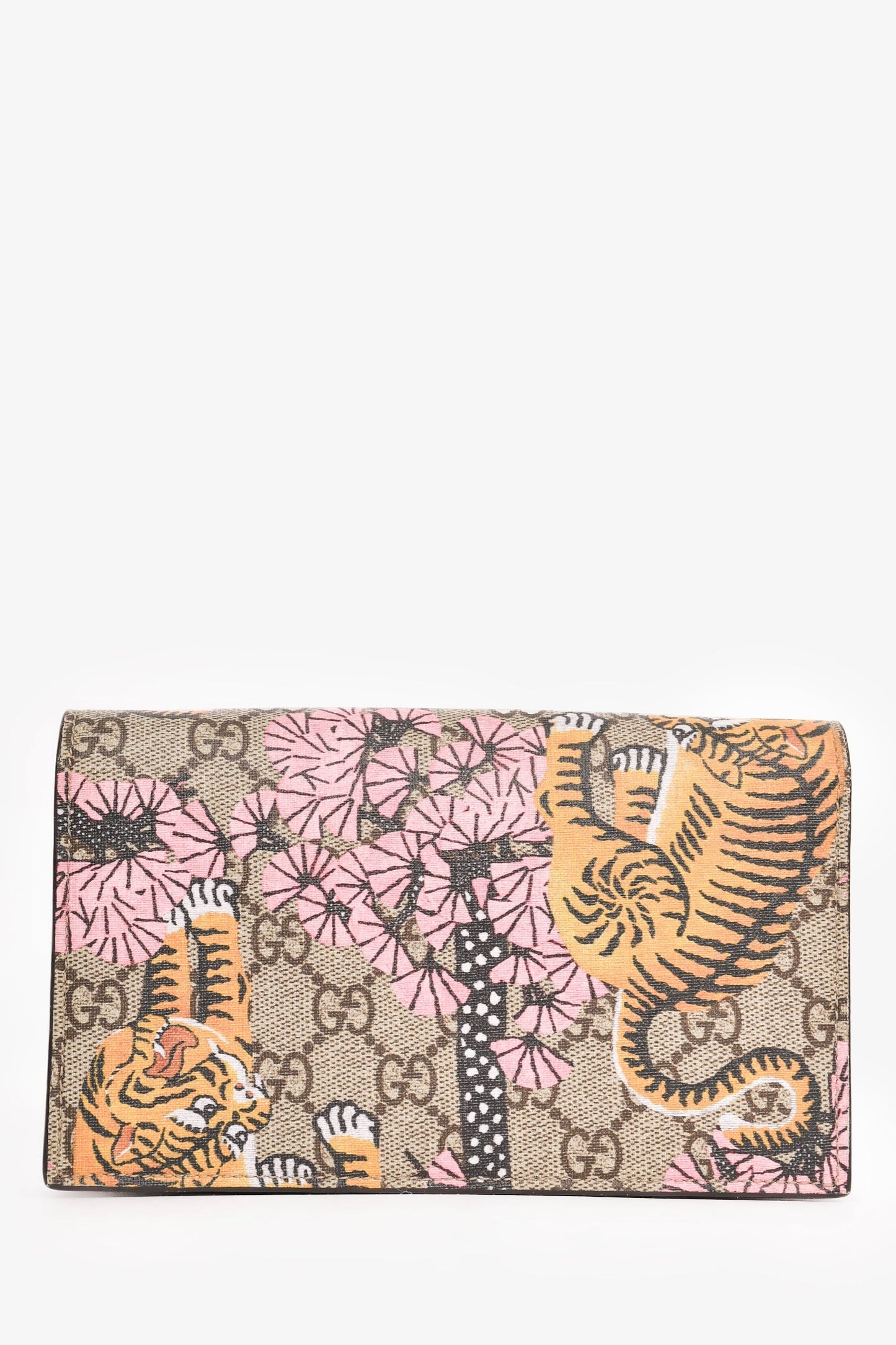Gucci GG Supreme Bengal Wallet on Chain