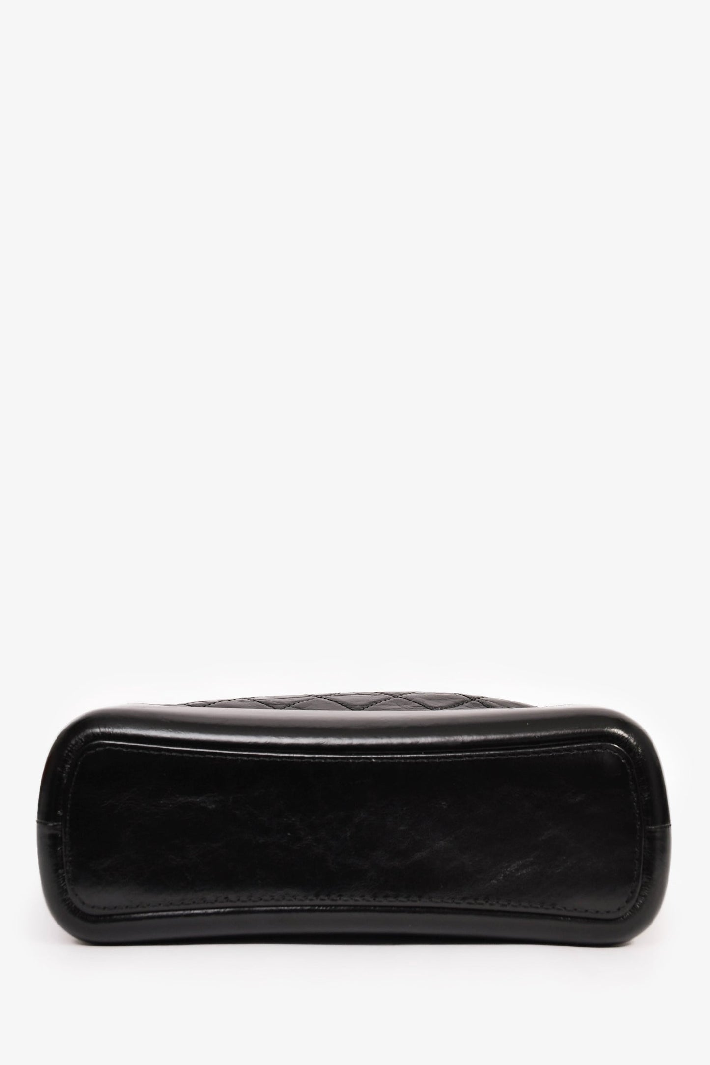Chanel™ 2017/18 Black Aged Calfskin Medium Gabrielle Hobo