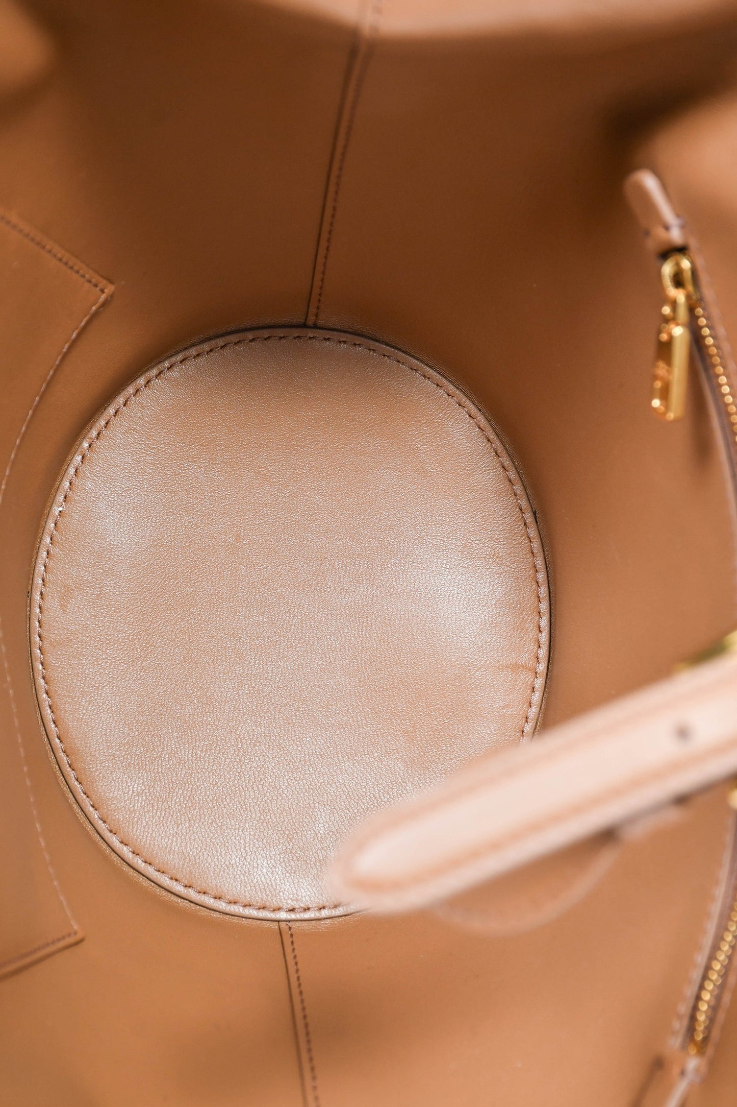 Dolce & Gabbana Brown Leather Capri Coffa Bucket Bag