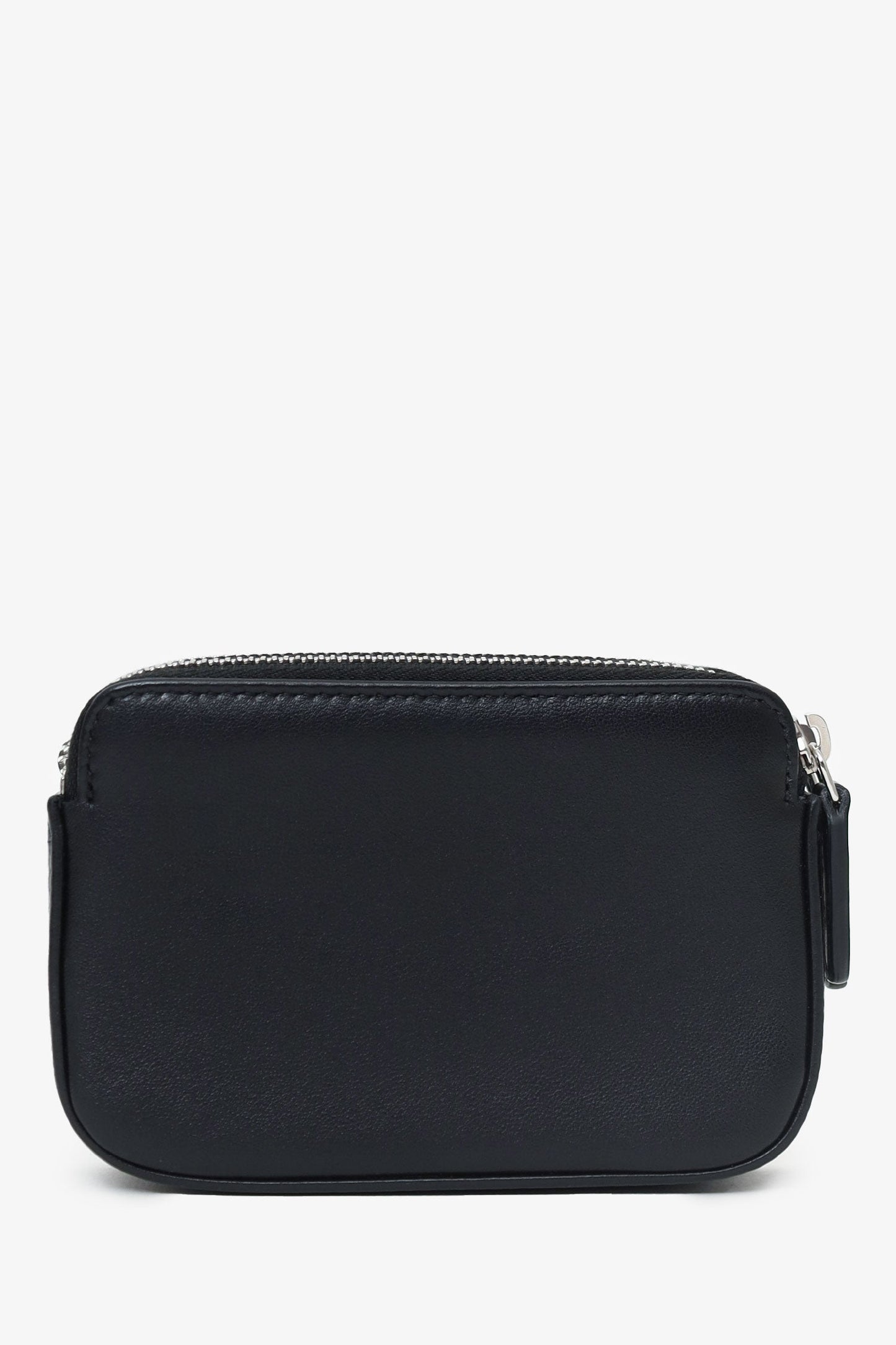 Chanel™ Black Sequin Double Zip Clutch