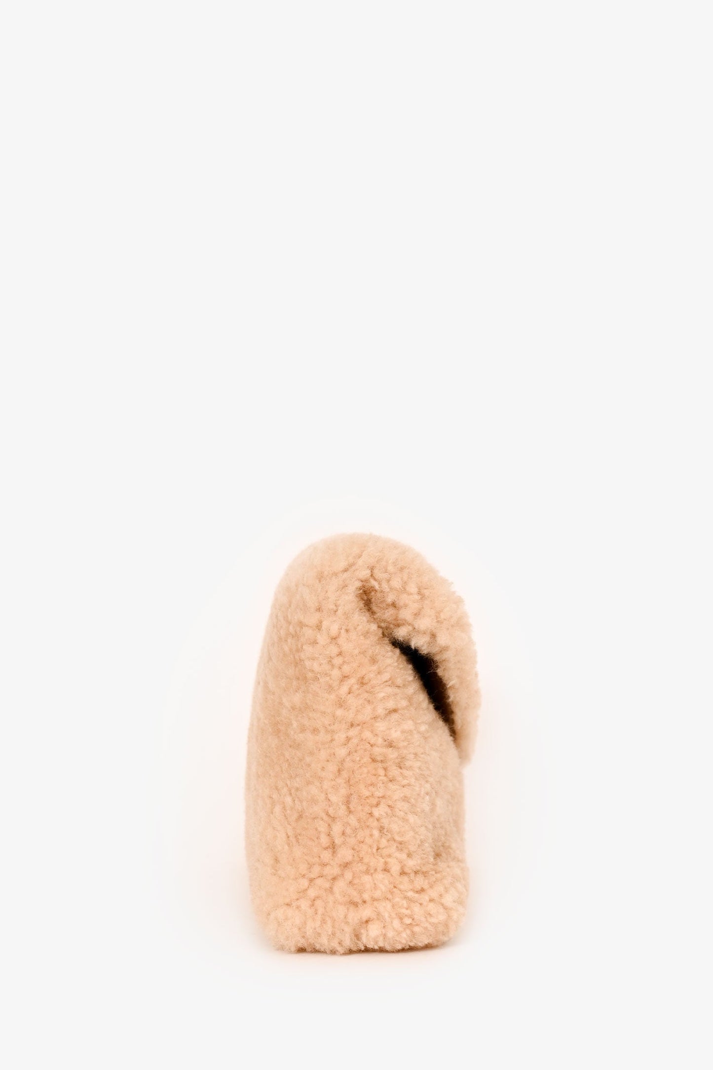 Saint Laurent 2022 Cream Shearling Clutch