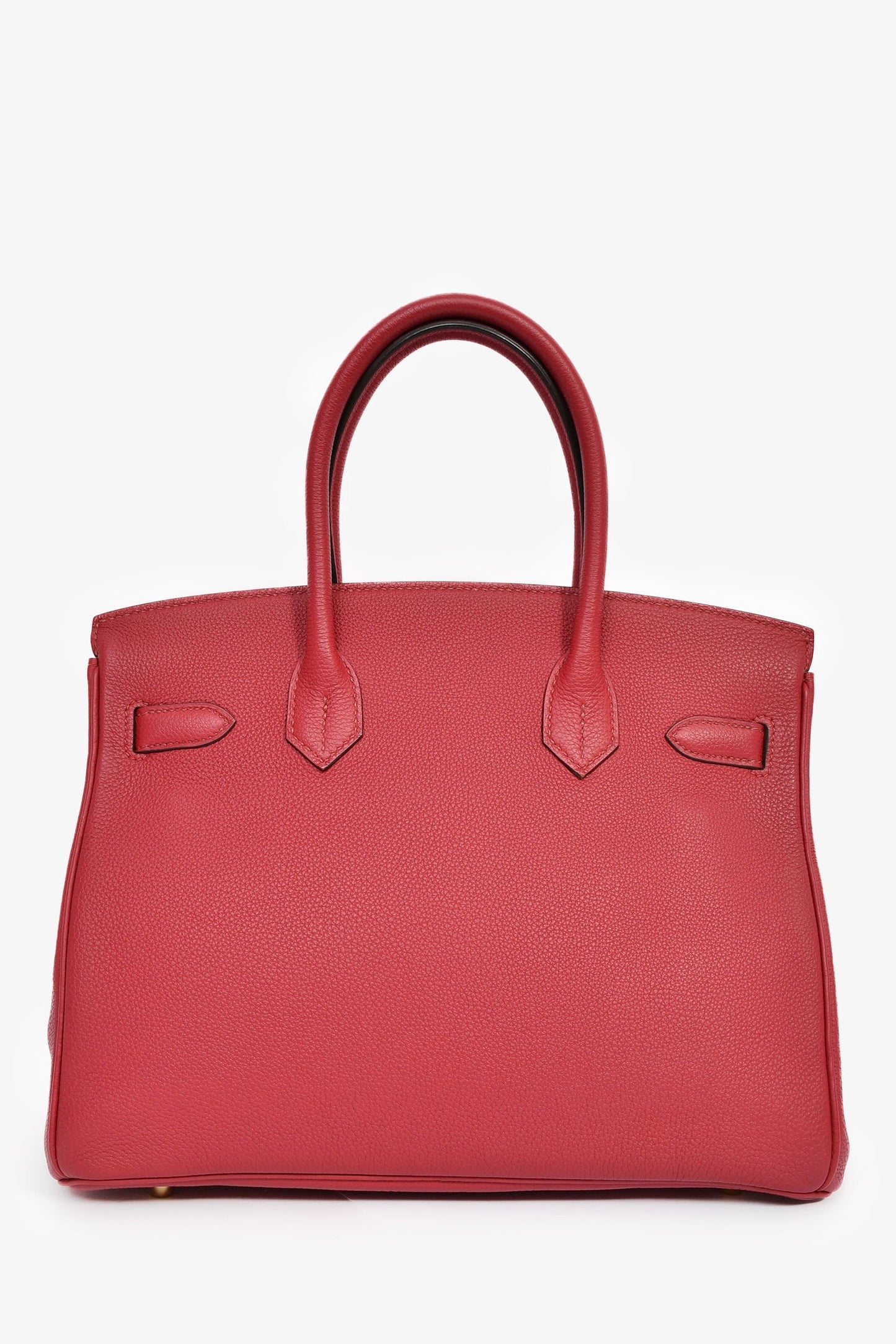 Hermès 2016 Rouge Clemence Leather Birkin 30 GHW