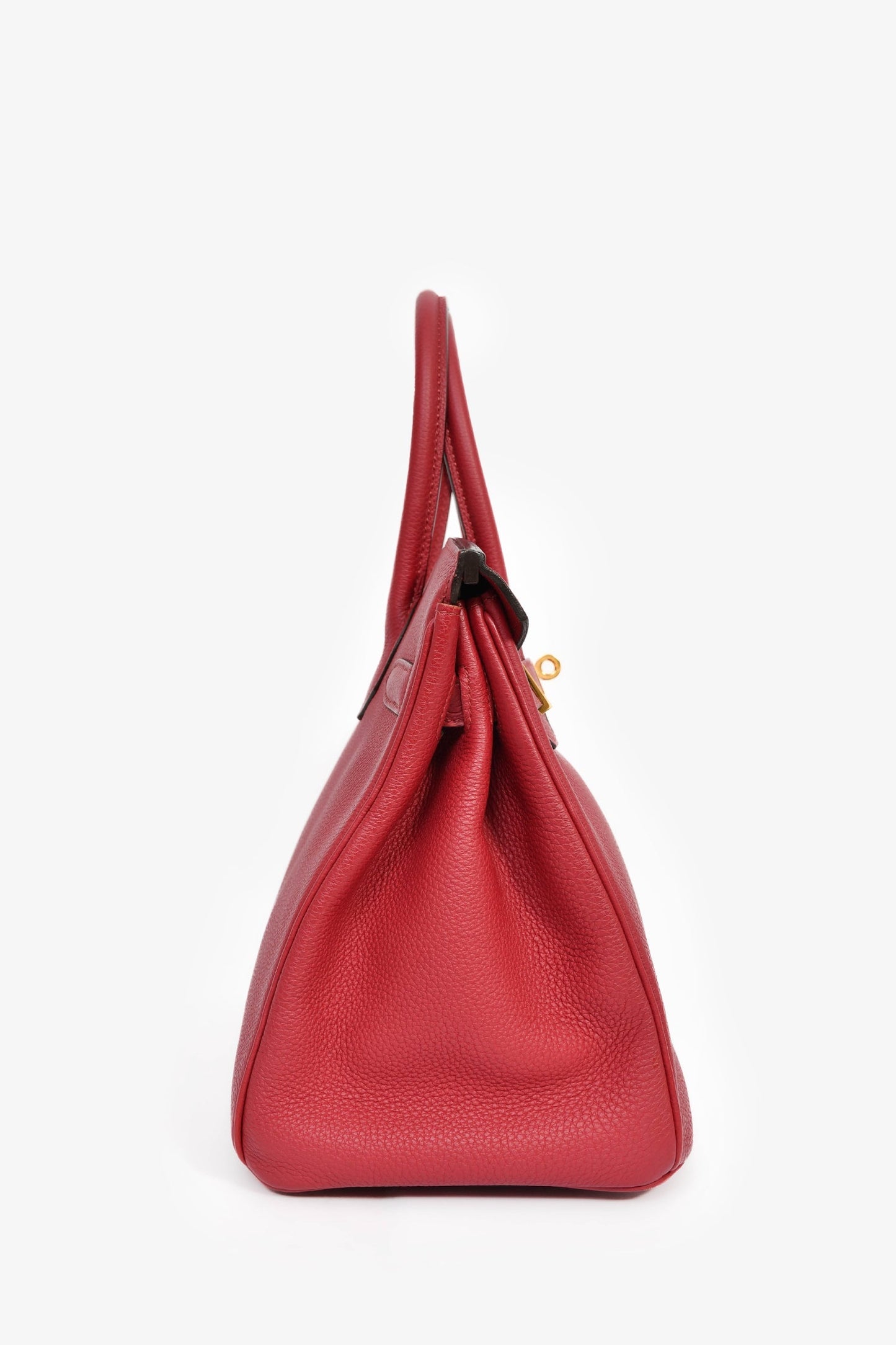 Hermès 2016 Rouge Clemence Leather Birkin 30 GHW