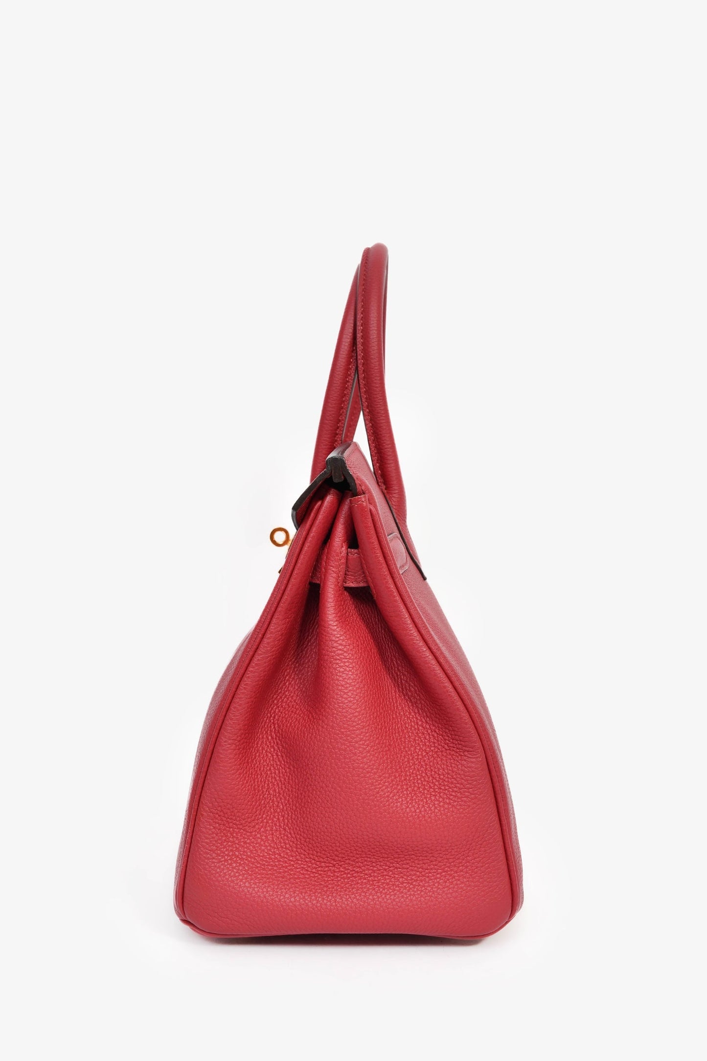 Hermès 2016 Rouge Clemence Leather Birkin 30 GHW