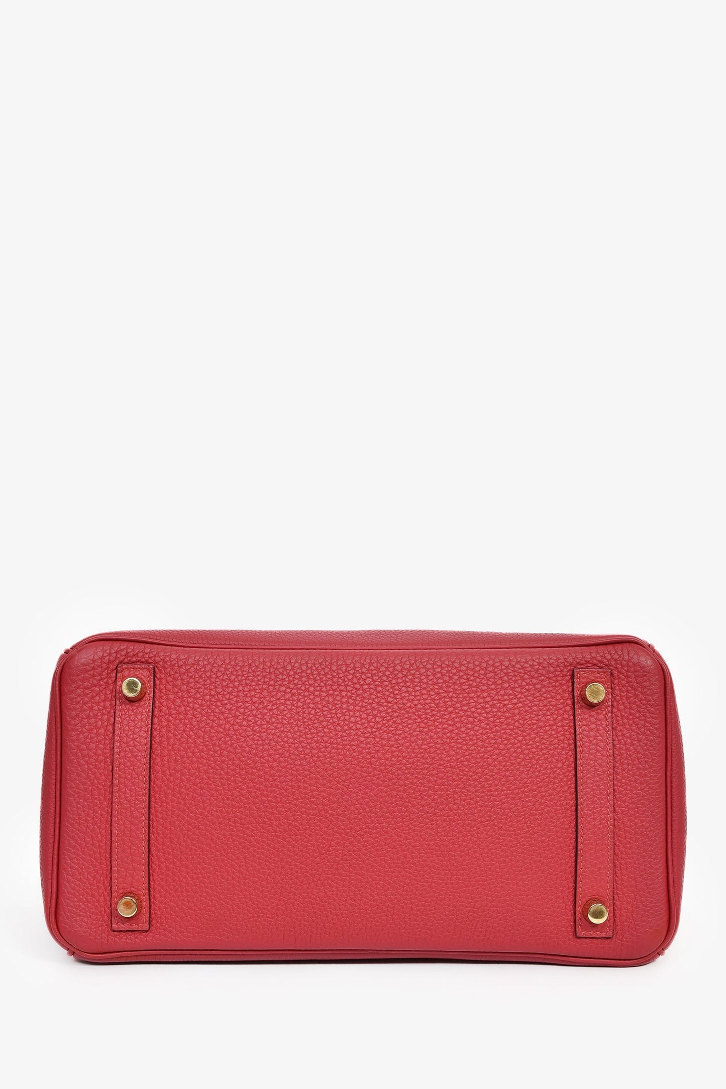 Hermès 2016 Rouge Clemence Leather Birkin 30 GHW