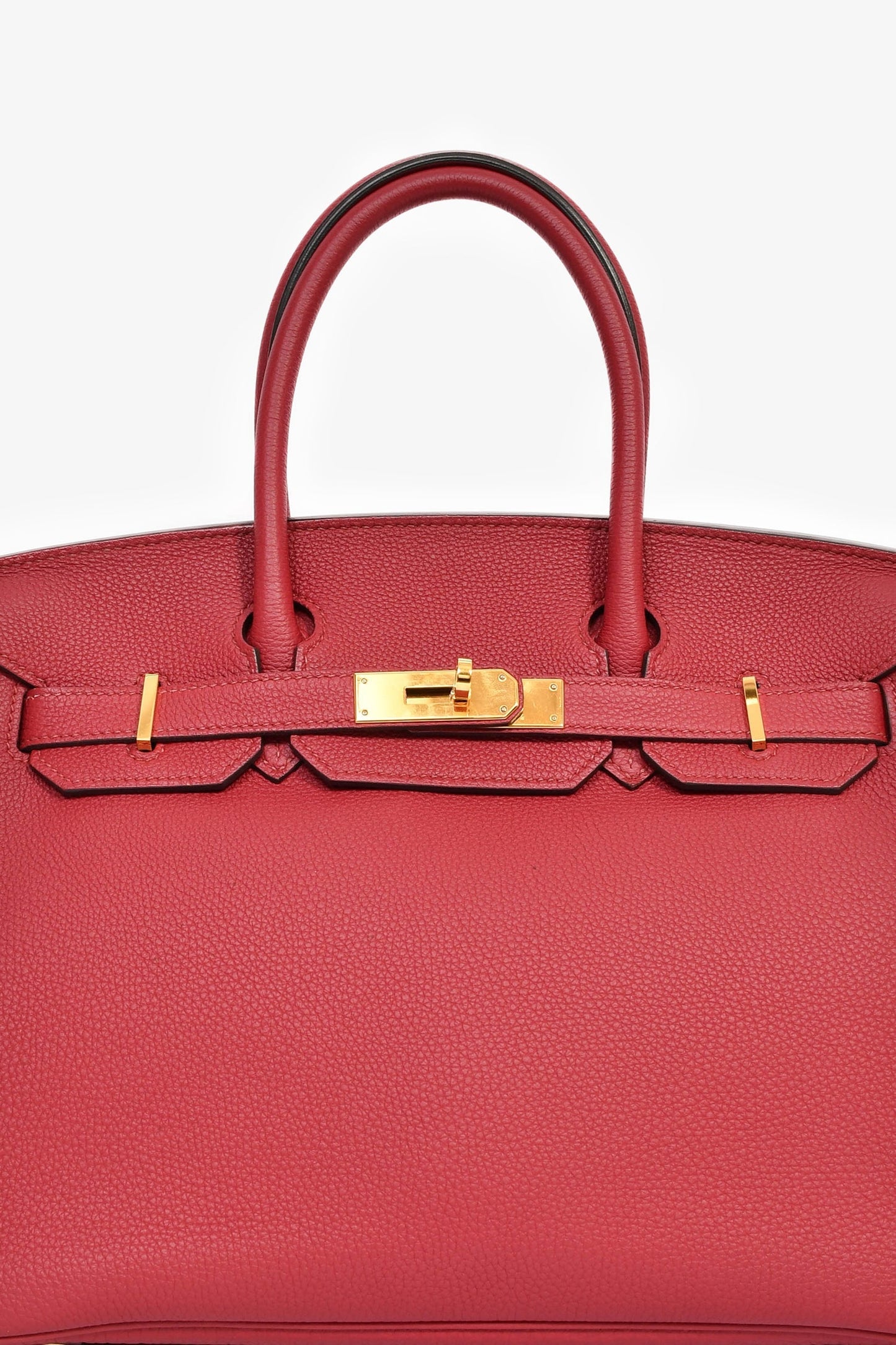 Hermès 2016 Rouge Clemence Leather Birkin 30 GHW